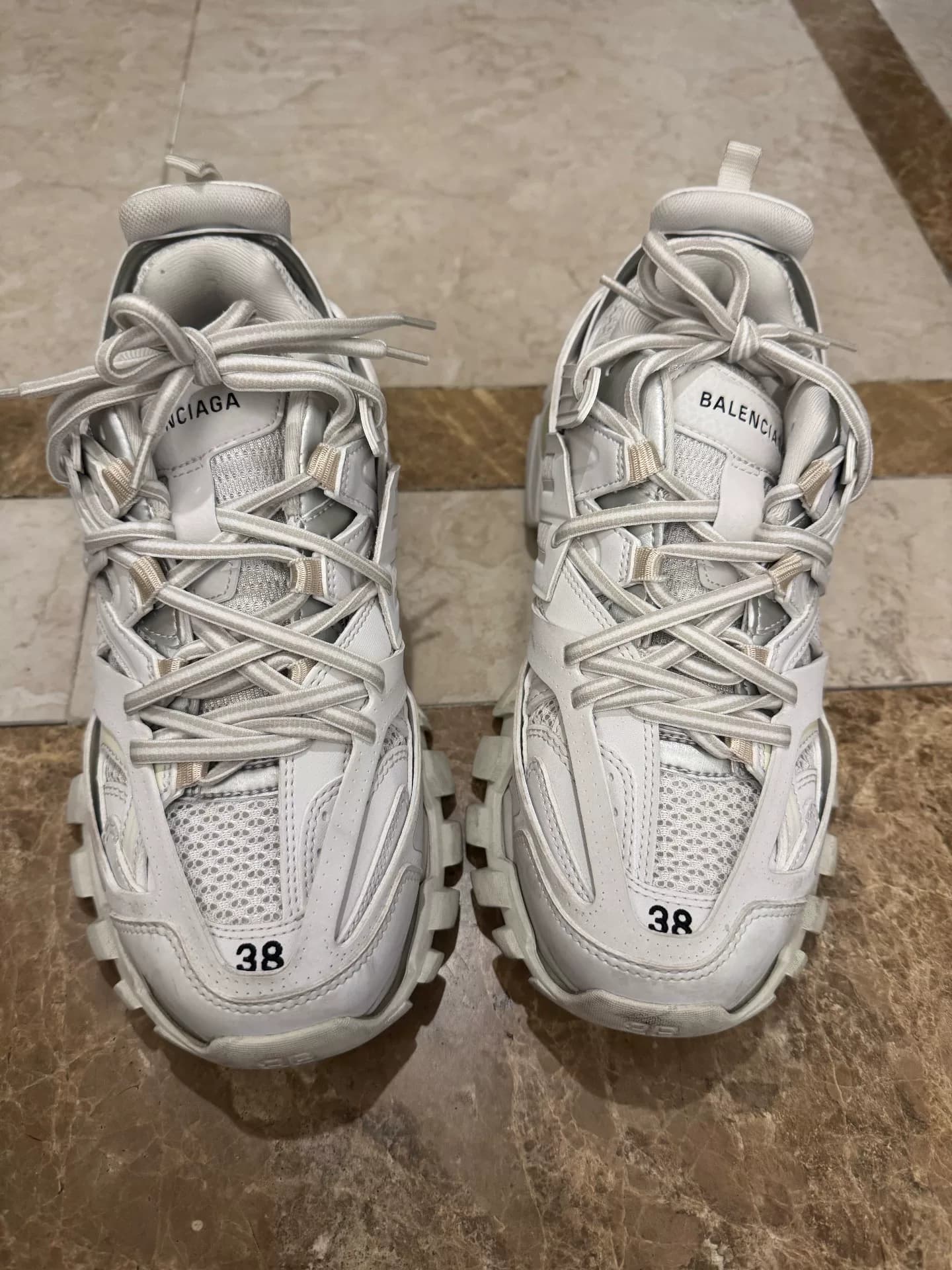 Кроссовки Balenciaga Balenciaga Track Daddy белого цвета