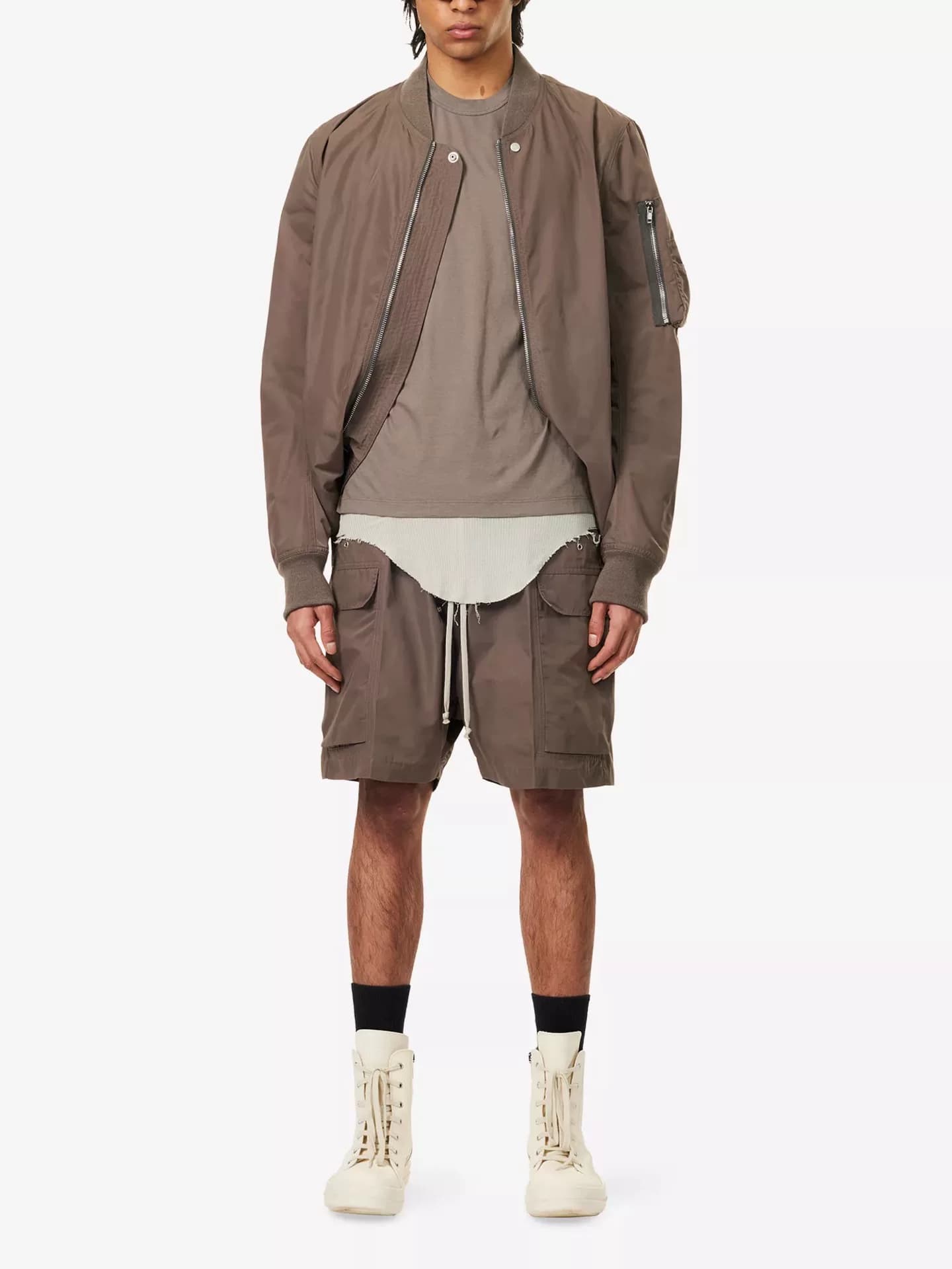 Основная линия Rick owens ma-1 темно-песочного цвета, новинка 99