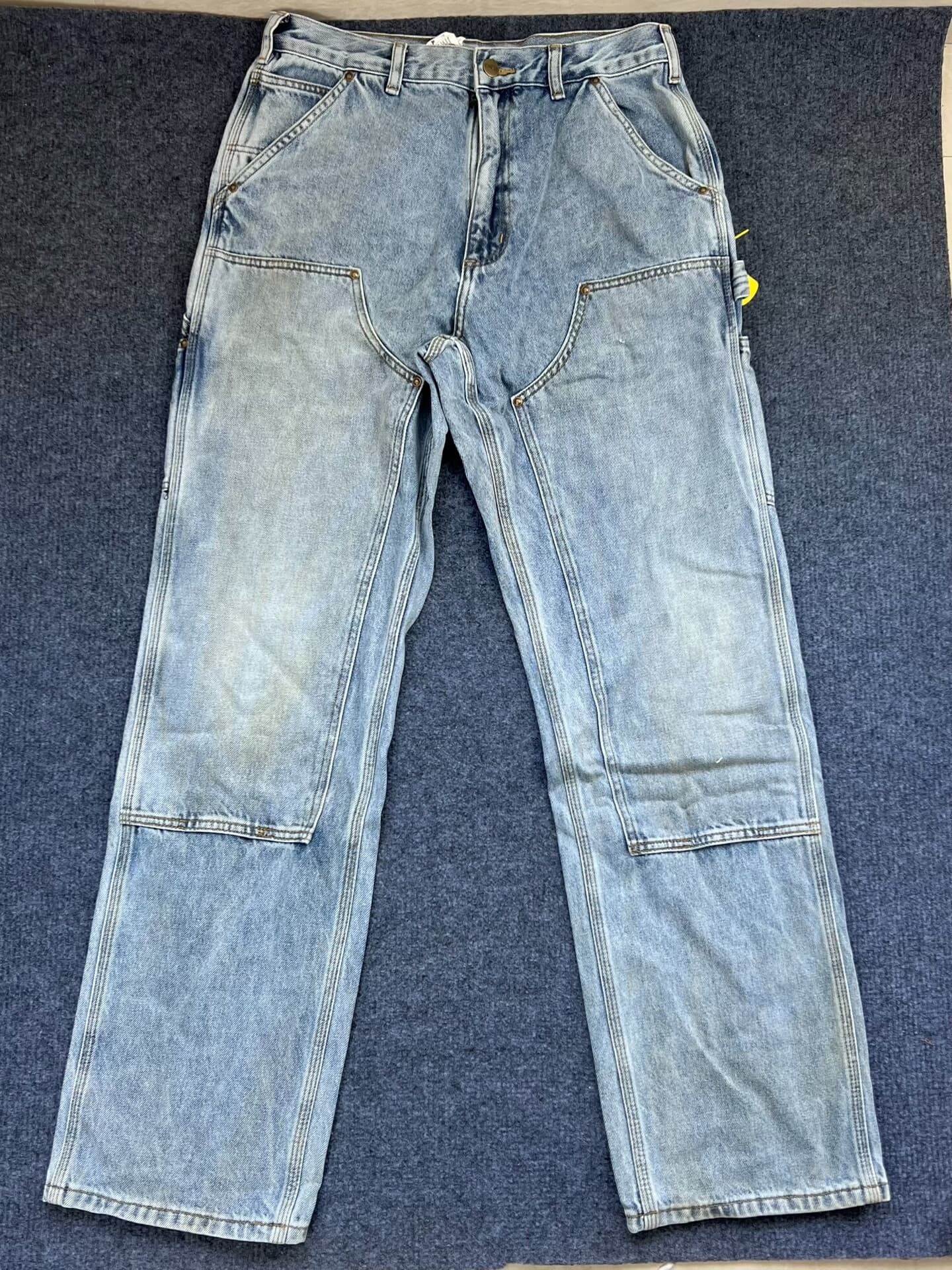 Дела без слов потертые застиранные джинсы Carhart b73