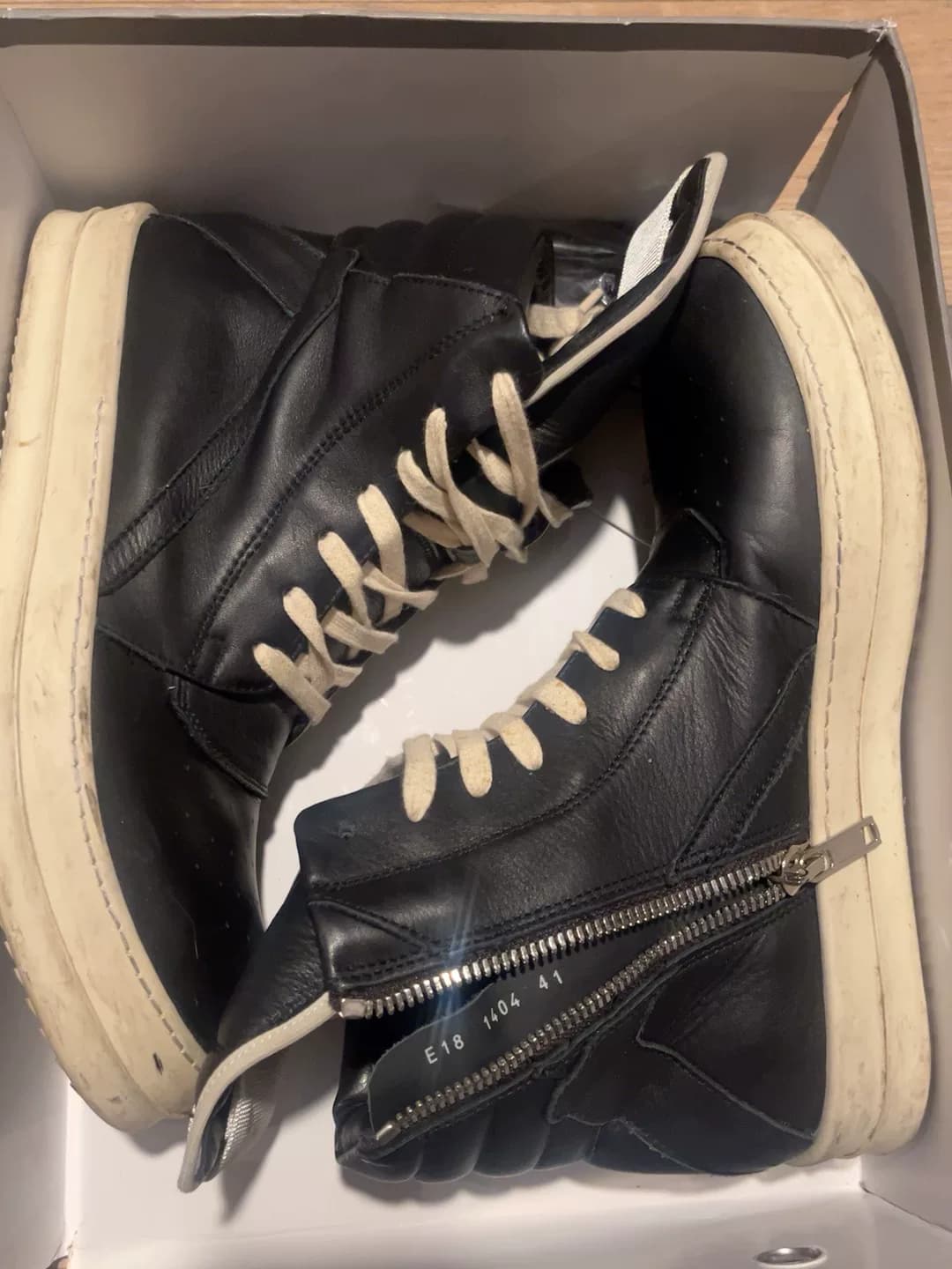 Личная обувь RICK OWENS main line черные туфли с высоким берцем в виде перевернутого треугольника, размер 41,