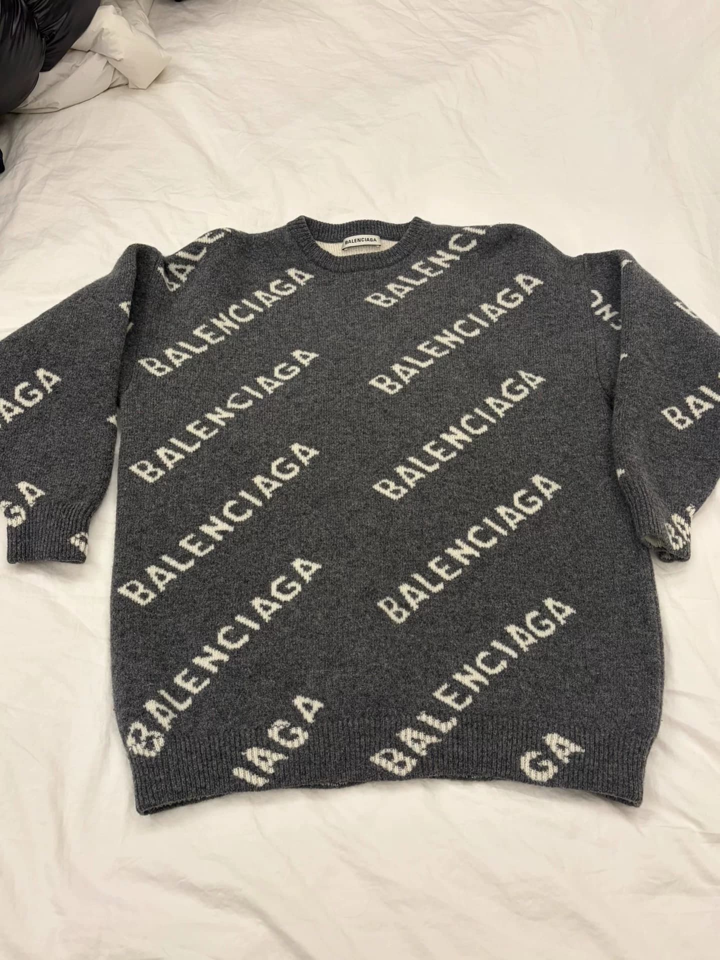 Свитер Balenciaga full standard для мужчин и женщин, свободный вариант can XS