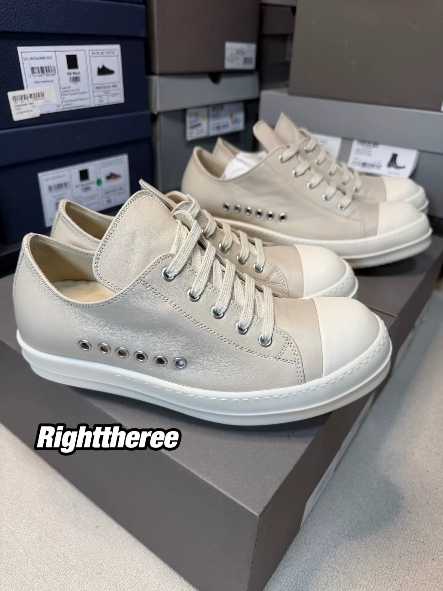 Rick Owens, 26ss, темно-белое платье с глубоким вырезом big converse из телячьей кожи big