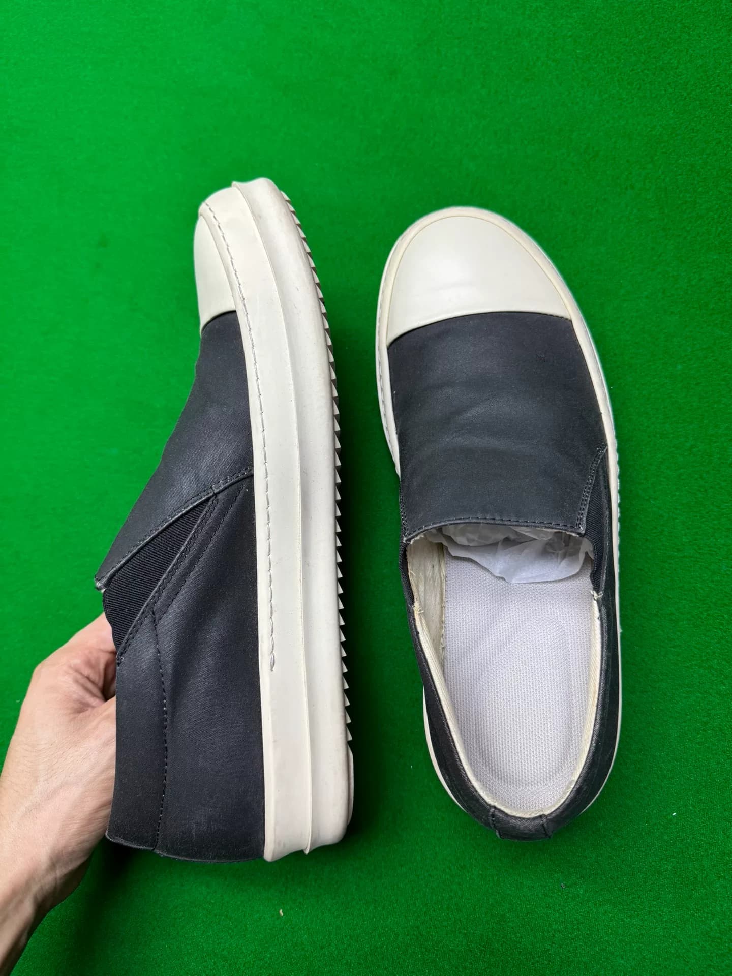 Восковая холщовая педаль RICKOWENS drkshdw для ленивого человека