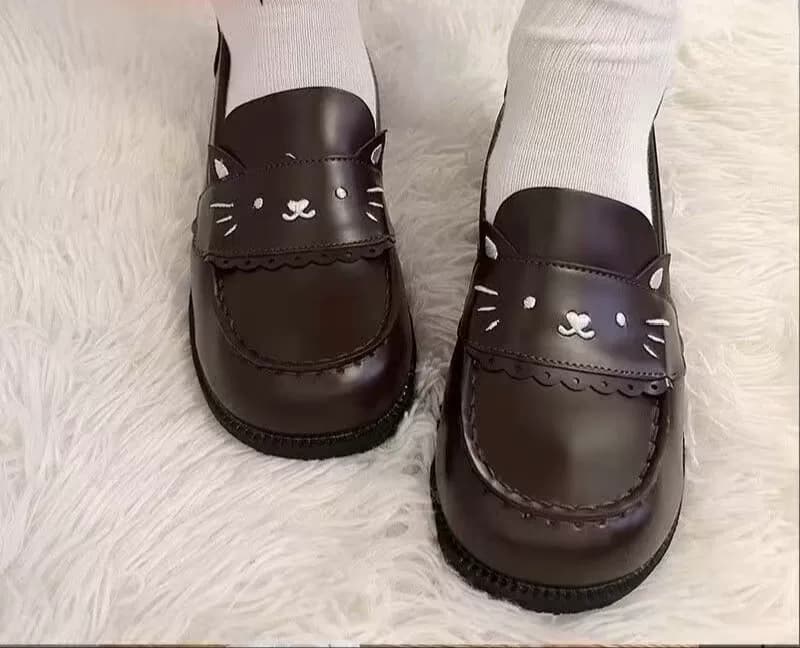 Совершенно новые мягкие туфли animal party kitten jk Lolita, не ношенные, размер 35/36/37