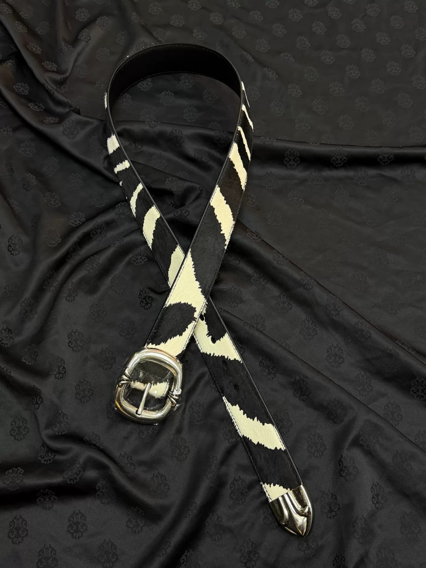 Цена социального обеспечения!Хромированные сердечки Chrome Hearts CH Премиум Черно-белая Зебра