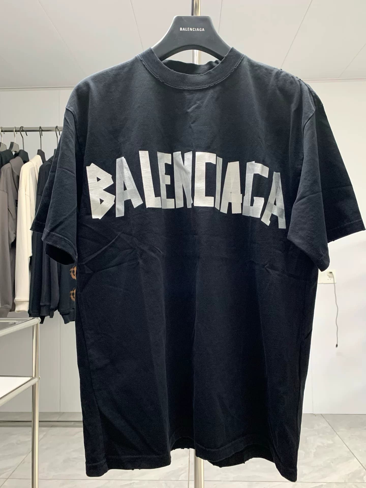 Высококачественная маскировочная бумага Balenciaga Paris серебристого цвета