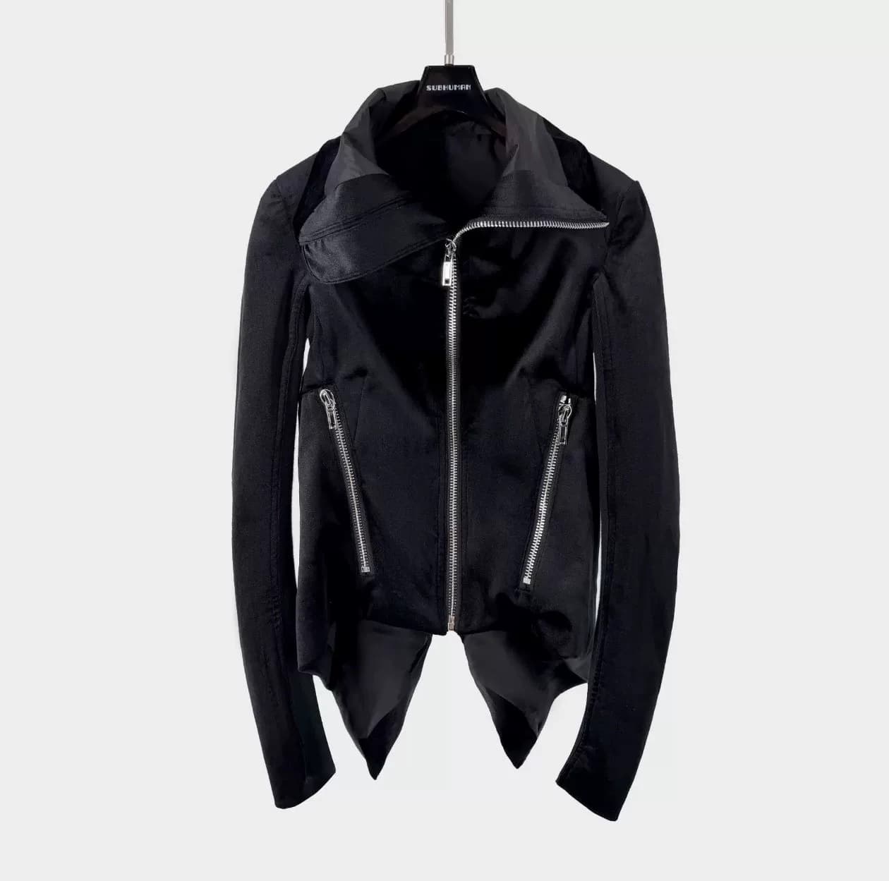 Куртка Rick Owens ro Dark Pioneer Vision на молнии в виде ласточкиного хвоста
