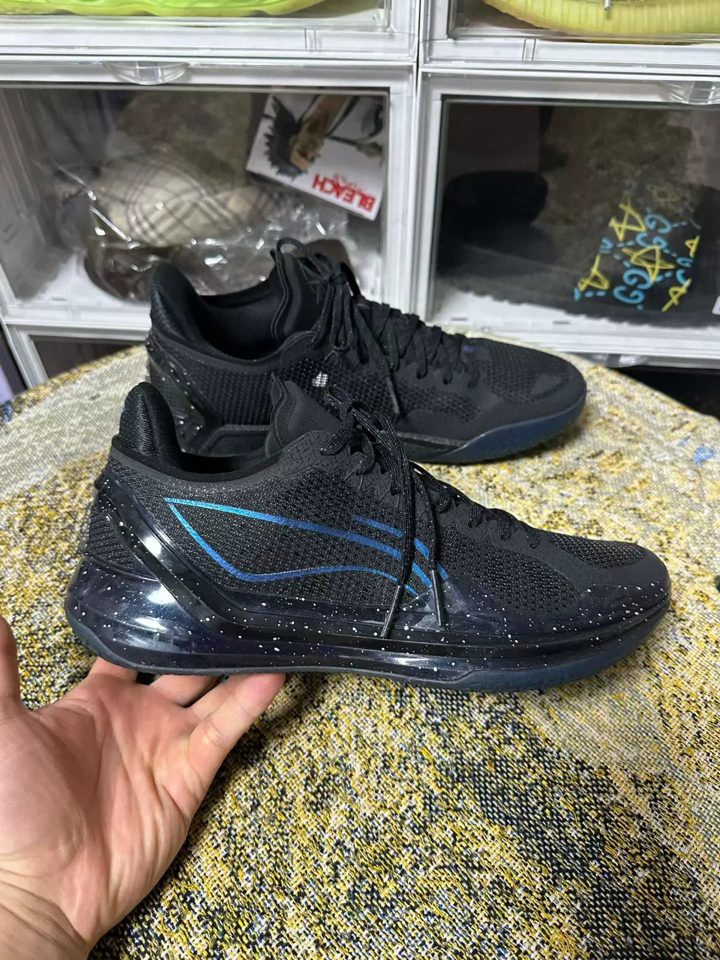 Подкладка Li Ning Sharp Blade 4V2 из обсидиана Технология Wukong Всемогущий профессионал TP