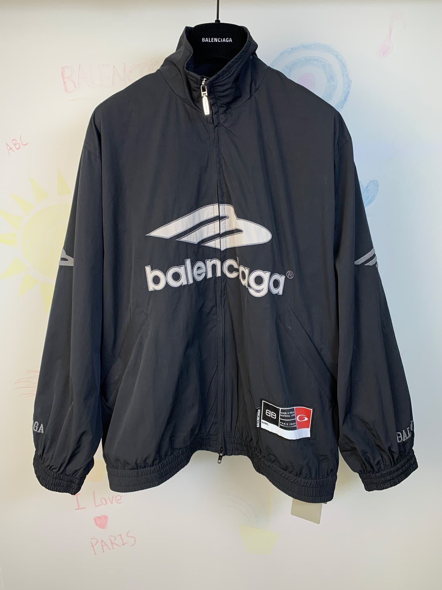 Gaoding Balenciaga Balenciaga 26SS Весна 3B Вышитый футбольный мяч Тканый