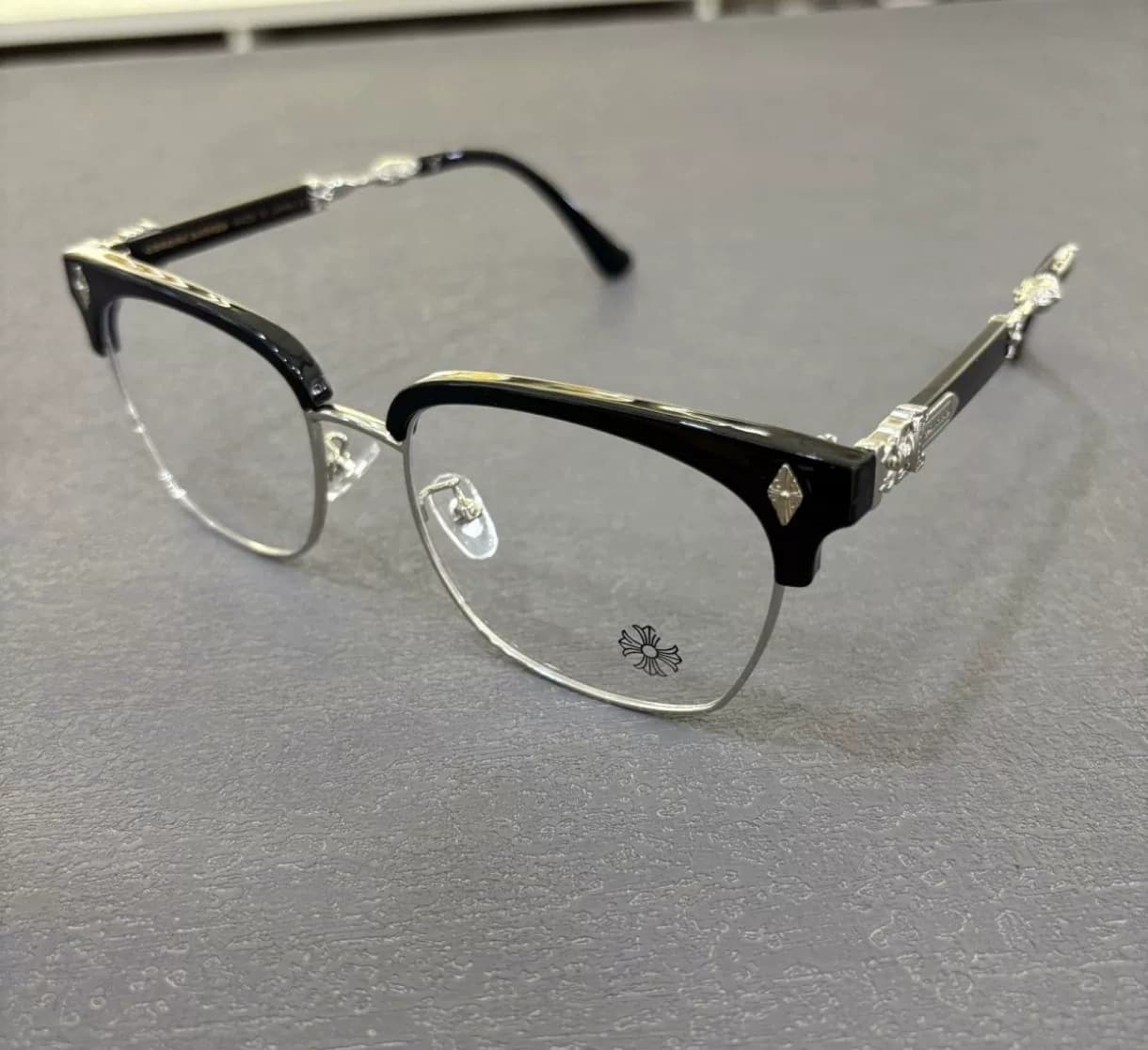 оправа для очков в полурамке CHROME HEARTS 2275,