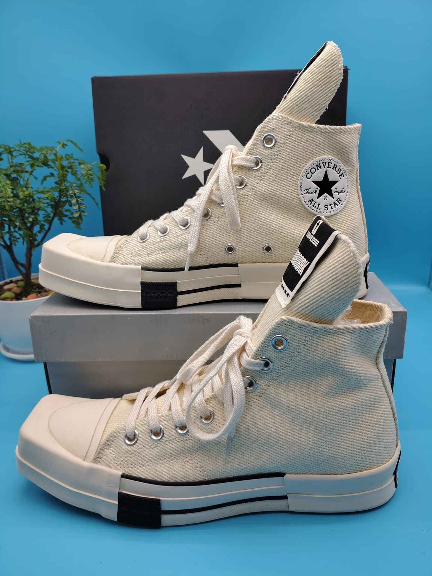 Совершенно новые кроссовки Converse Converse x от Rick Owens DRKS