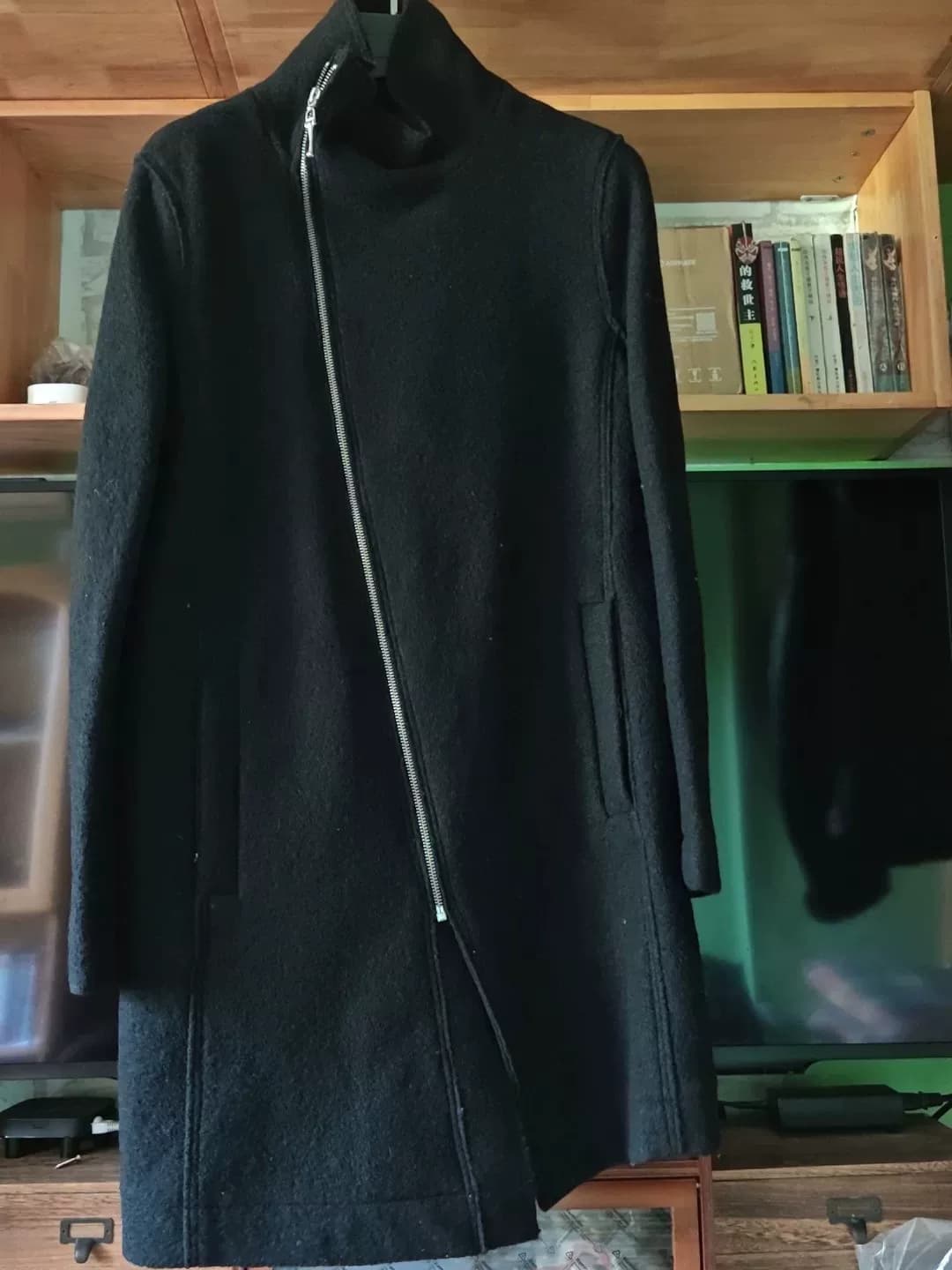 Шерстяное пальто RICK OWENS RA PA