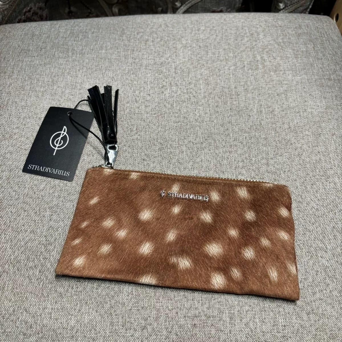 Кошелек для монет STHADIVARIUS Fawn с пятнистой текстурой