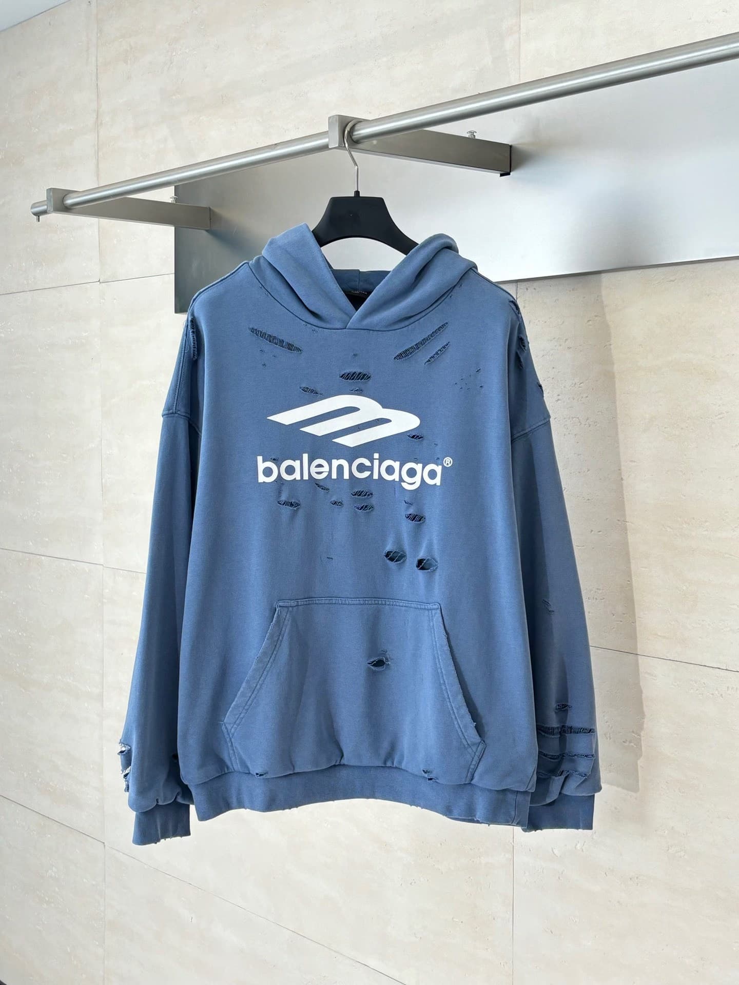 Печать буквами Balenciaga Paris 3M высокой четкости