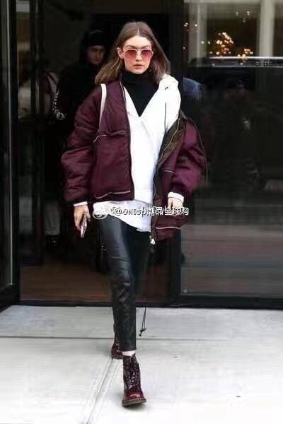 Бомбер Vetements Witt Meng из непромокаемого хлопка для мужчин и женщин спереди и сзади