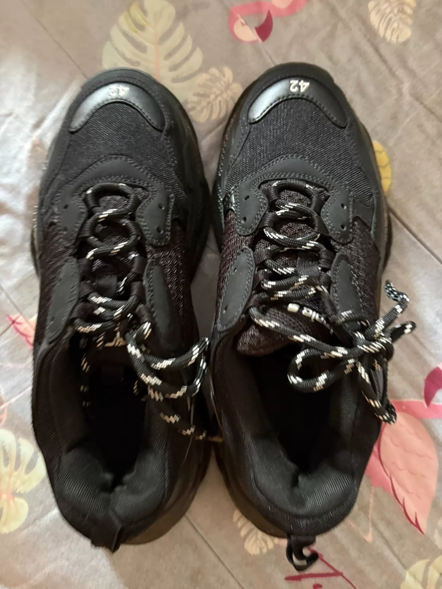 Туфли Balenciaga daddy, размер 42, черные
