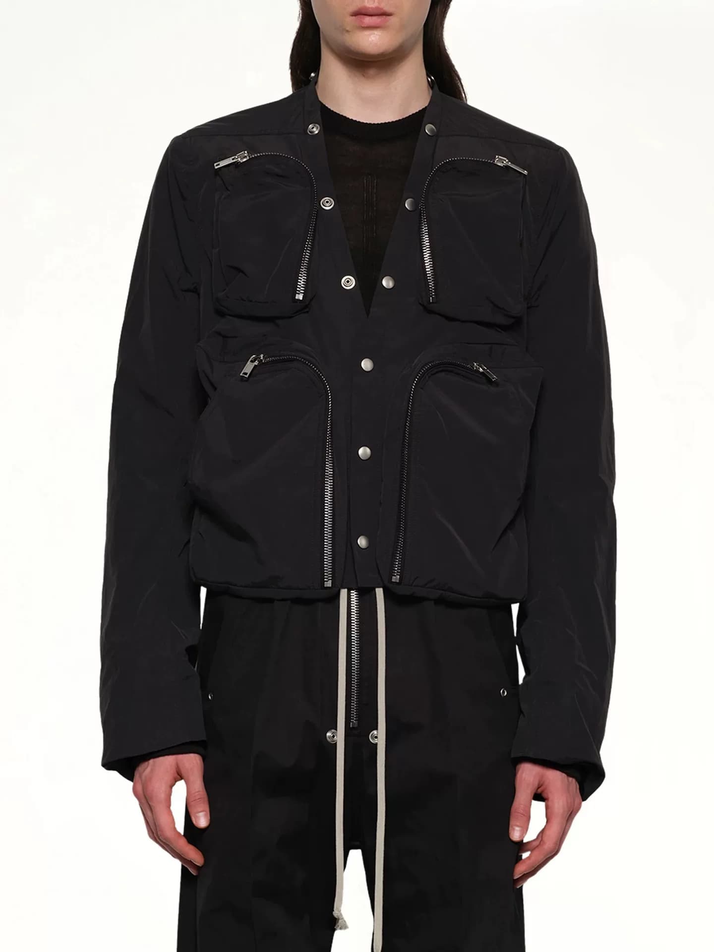 КУРТКА-КАРГО RICK OWENS FW25 черного ЦВЕТА