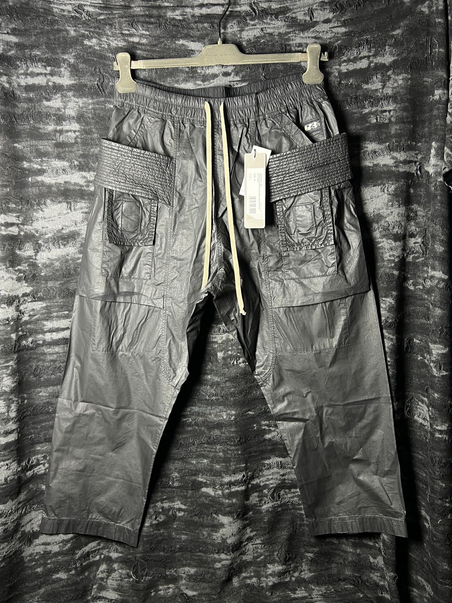 RickOwens 21ss толстая восковая кисть, клей с двойным кольцом, брюки ric