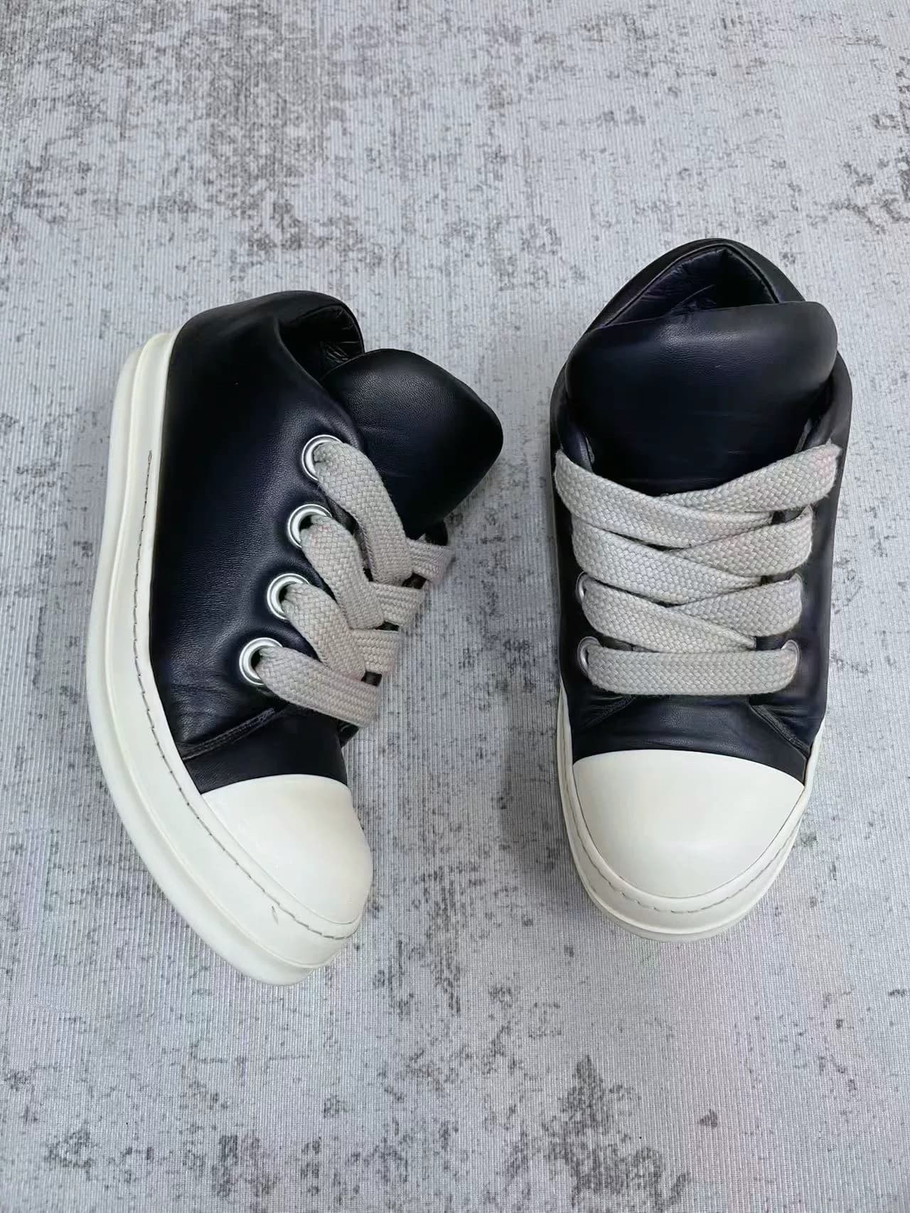 Rick Owens main line толстый шнурок на толстой подошве размер 44 золотой код первоначальная цена 7 кг