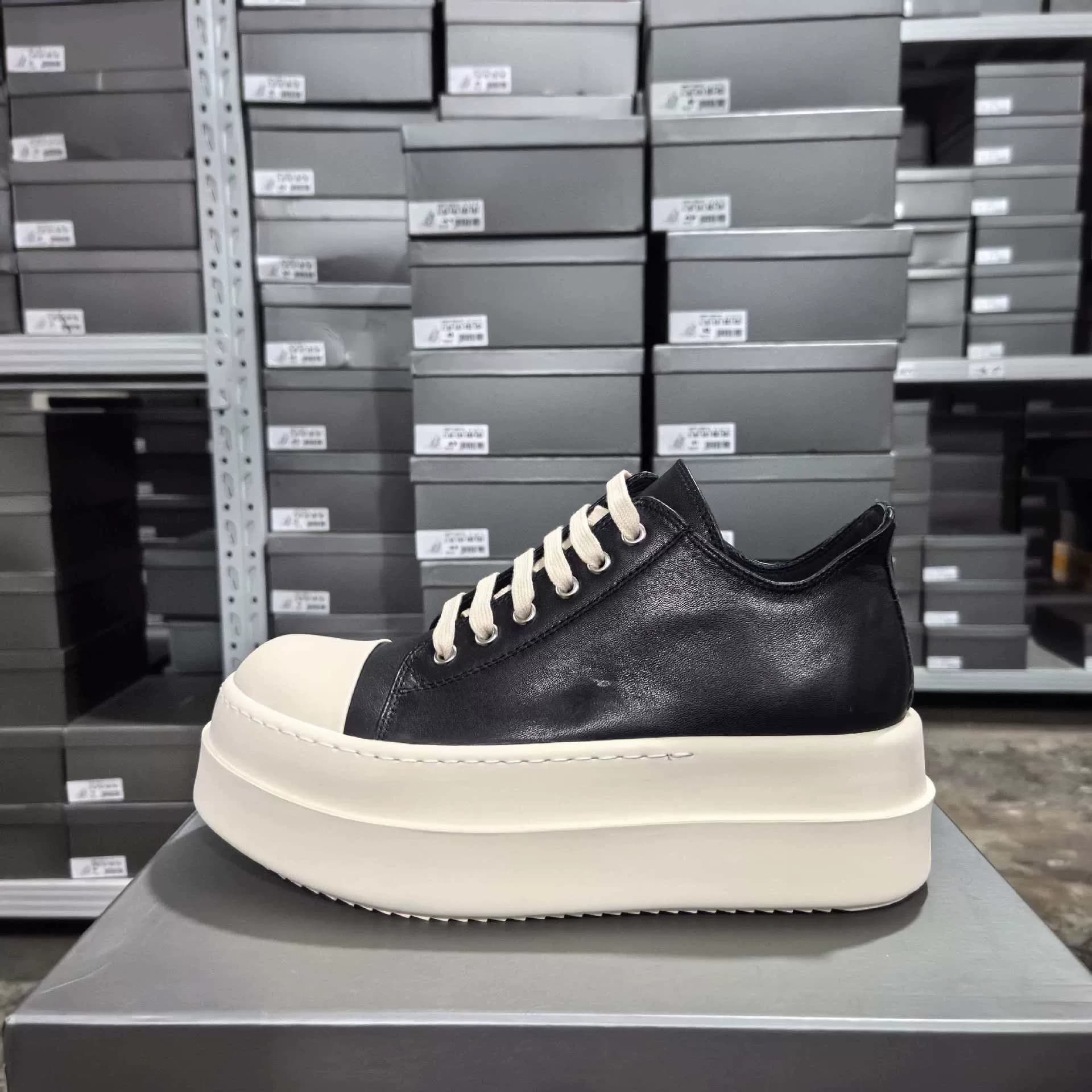 комплексная линия ro Owens DRKSHDW из воловьей кожи с глубоким вырезом converse