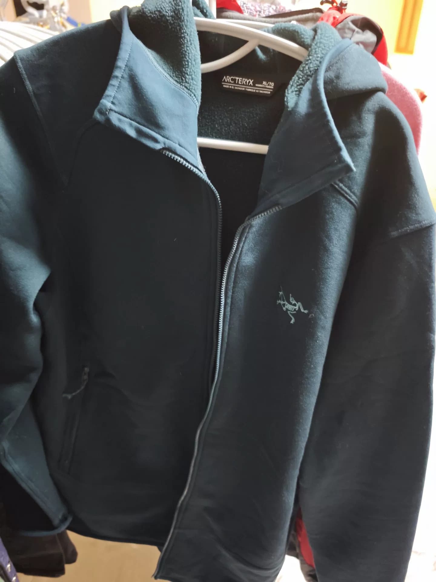 Женская флисовая толстовка с капюшоном из кианита ARC'TERYX Archaeopteryx