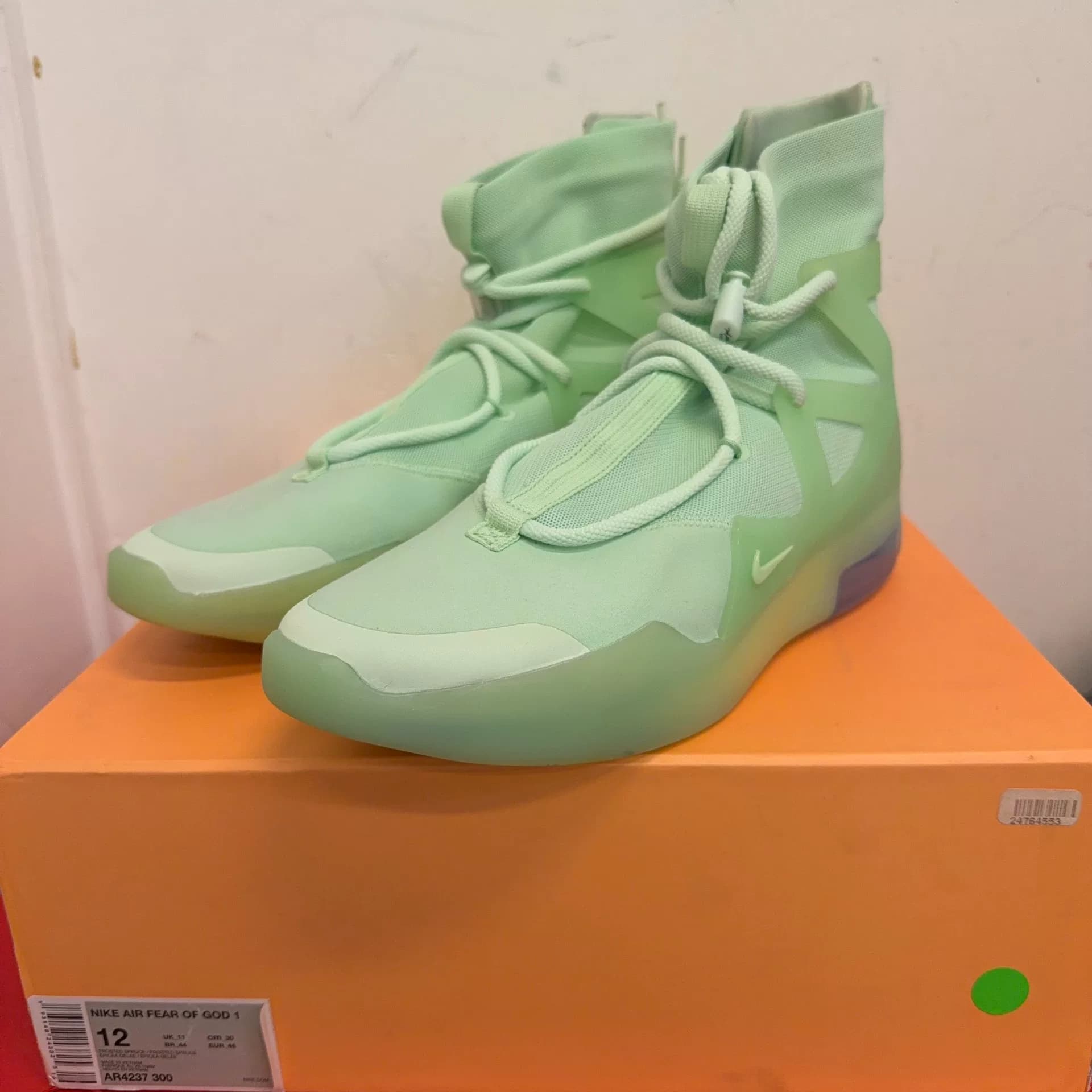 Кроссовки Nike Air Fear of God 1 матовые