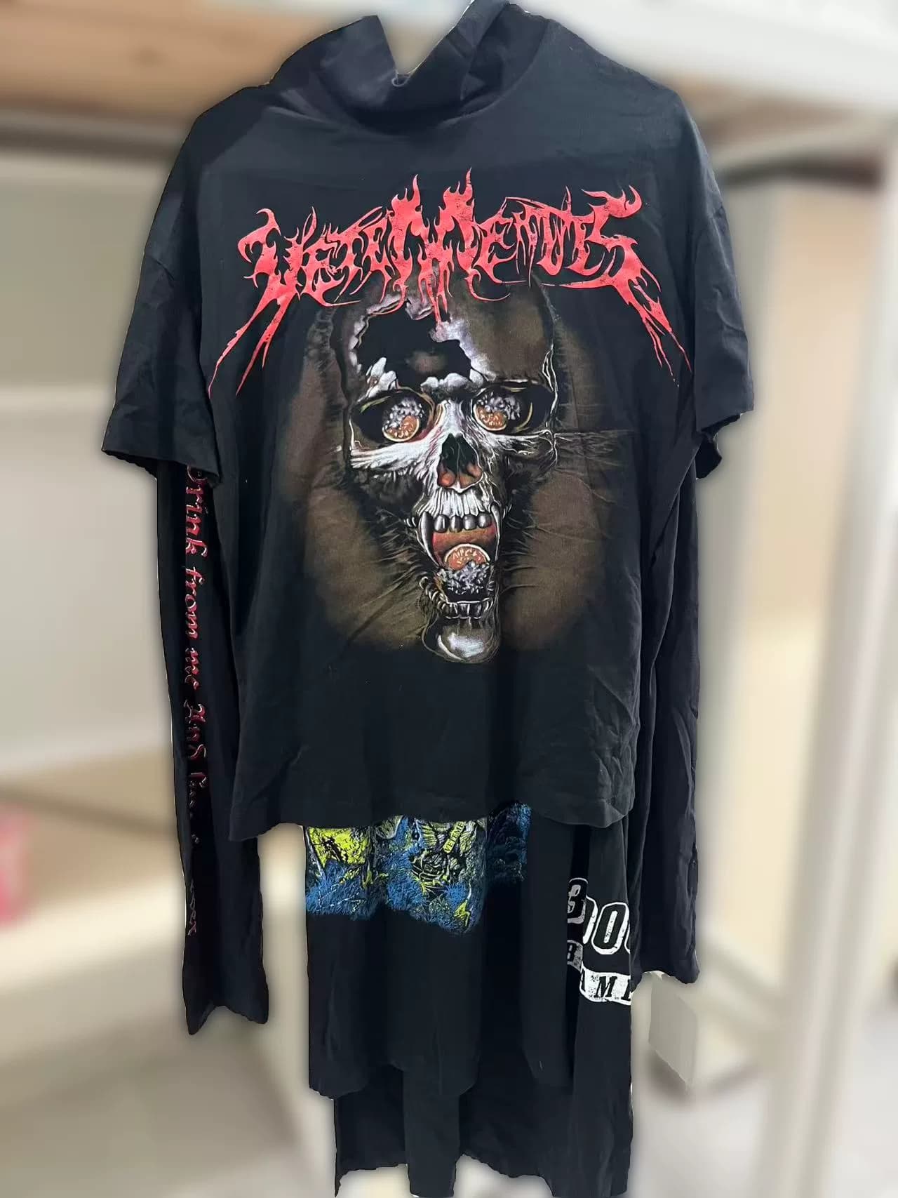 Vetements 16AW показывает подделку с призрачным лицом из трех частей
