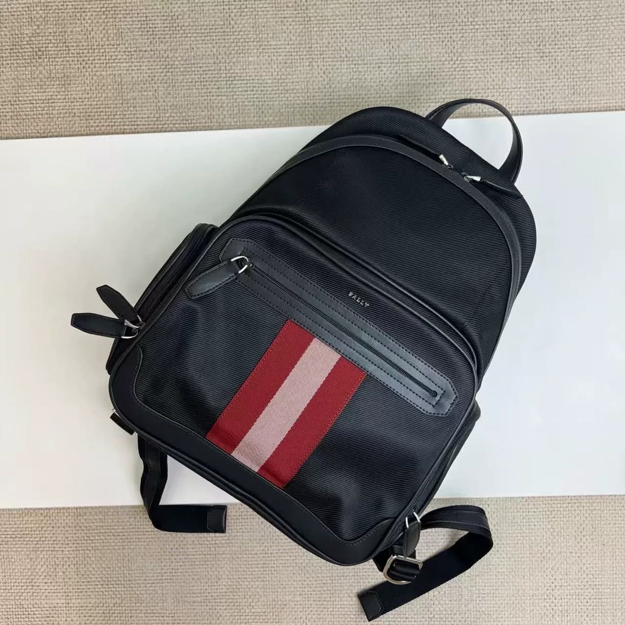 BALLY Bally light роскошная холщовая сумка для поездок на работу, сшитая вручную, Легкий рюкзак!Повседневный рюкзак