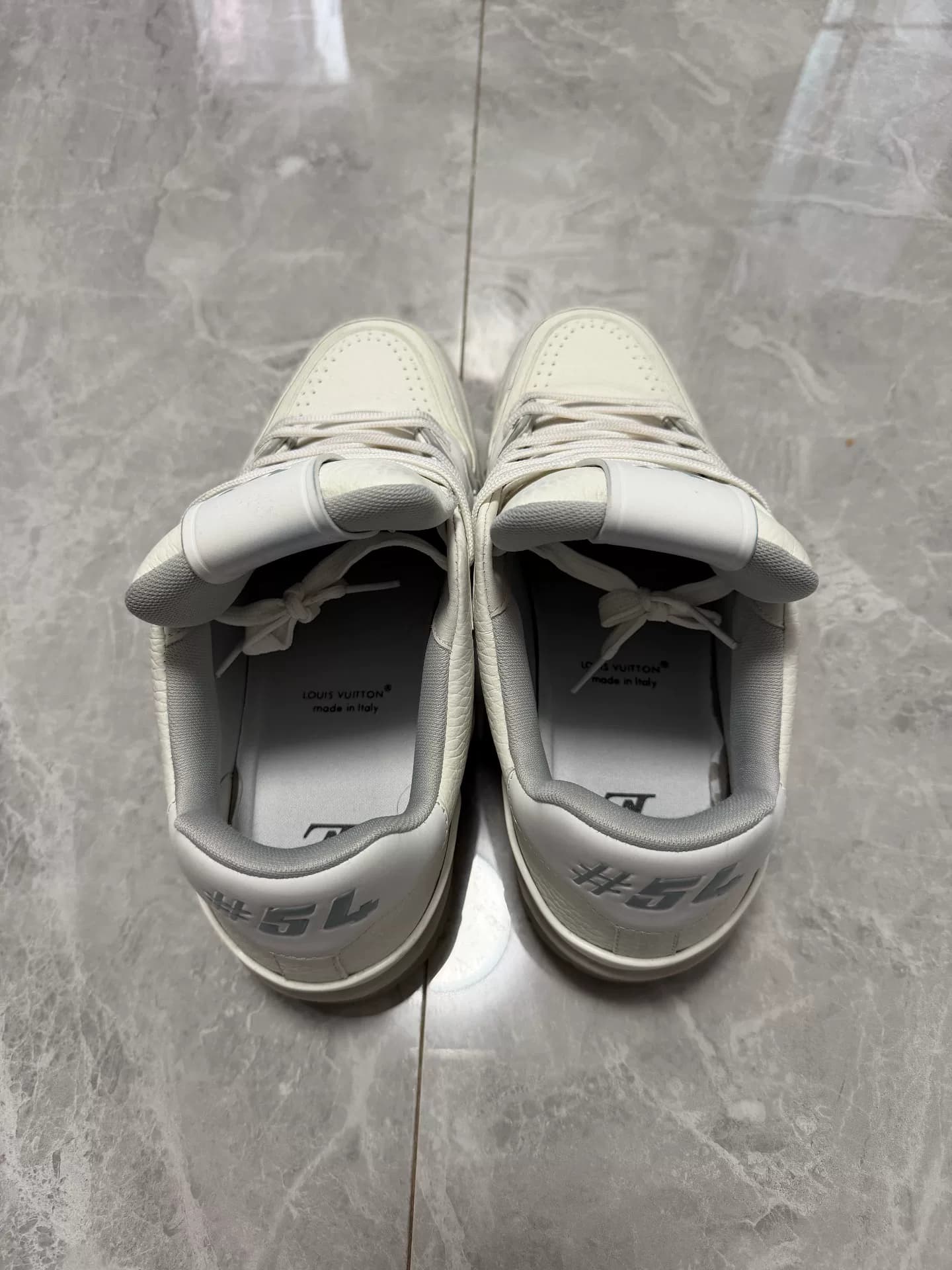 Кроссовки Louis Vuitton Trainer white Cement 41