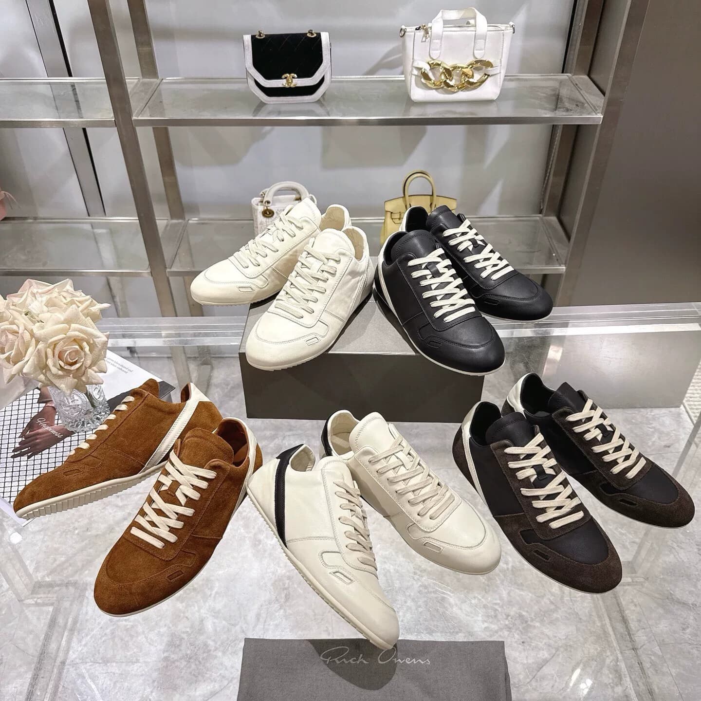 Новые кроссовки для моральных тренировок RICK OWENS 26SS приобретают высокоуровневую версию R