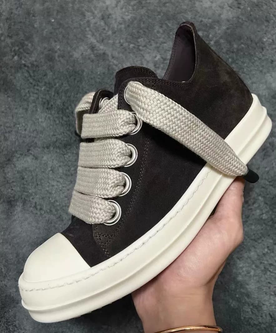 Коричневые замшевые туфли Rick Owens fat ding, размер 37, одинакового фасона для мужчин и женщин, в этом году