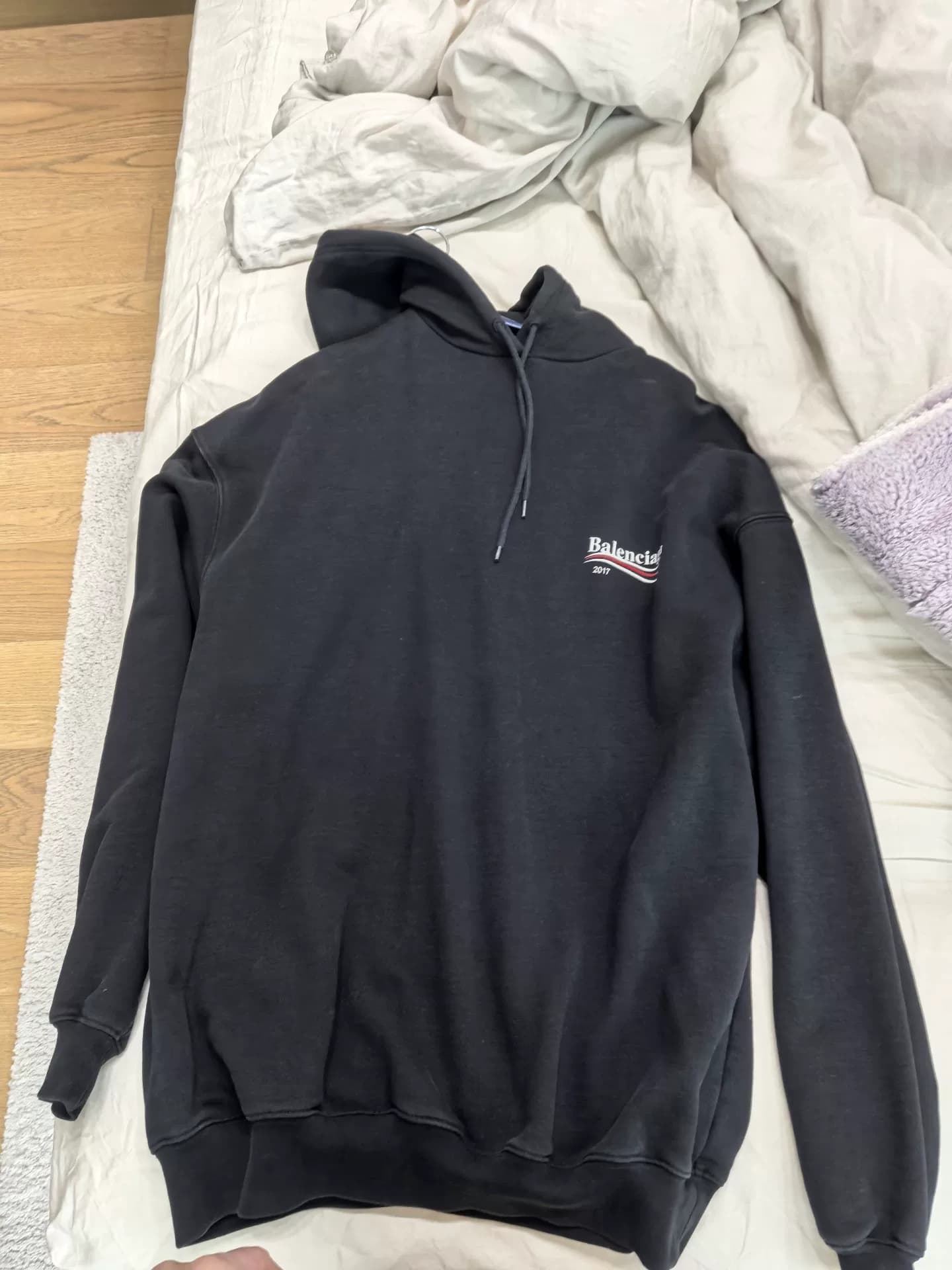 Толстовка с капюшоном Balenciaga Balenciaga Cola, свитер с логотипом Balenciaga Cola