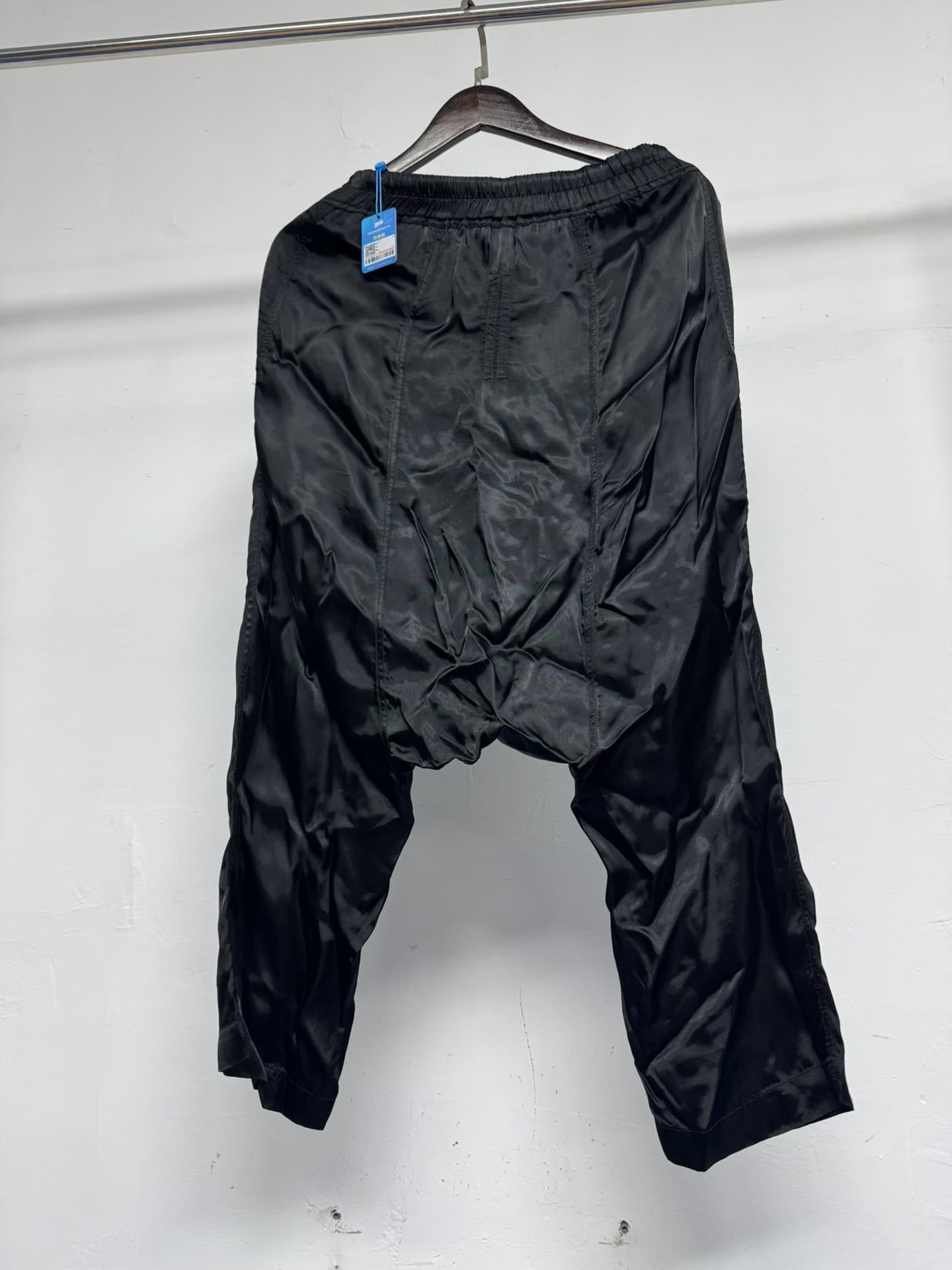 RICKOWENS FW19 LARRY сезон шелковые девять восьмых брюки из шелка