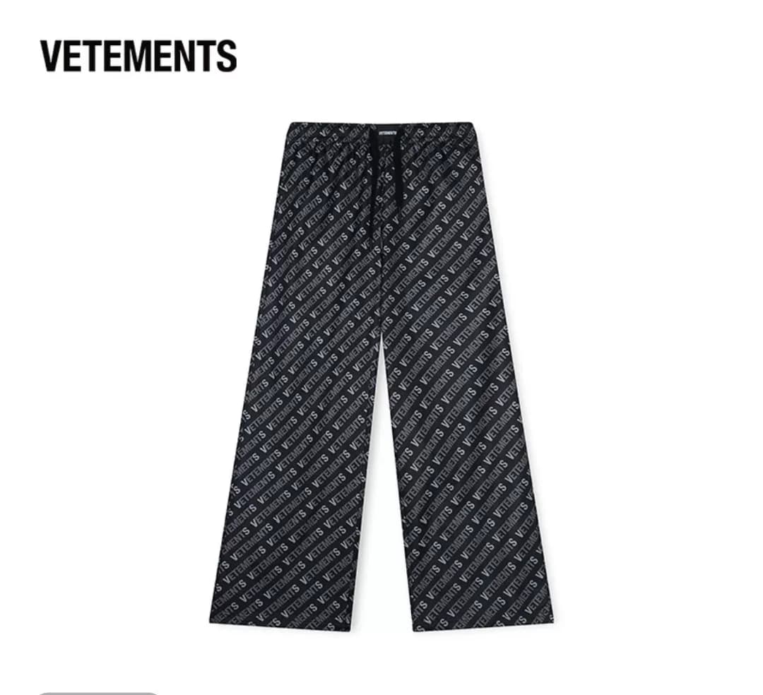 Повседневные брюки VETEMENTS four seasons в стиле old money, классические, с принтом на заказ, модные прямые брюки