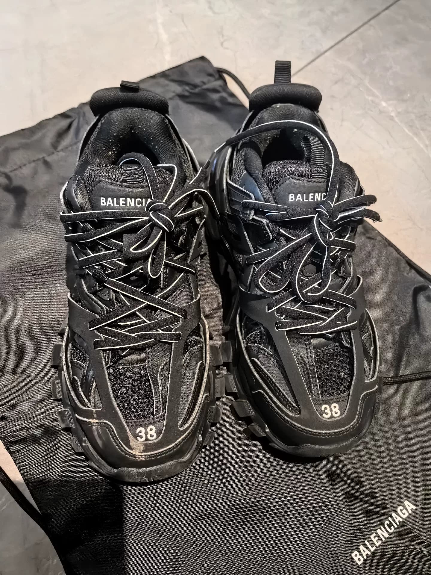 Кроссовки Balenciaga Balenciaga Track Daddy, размер 38, черные,