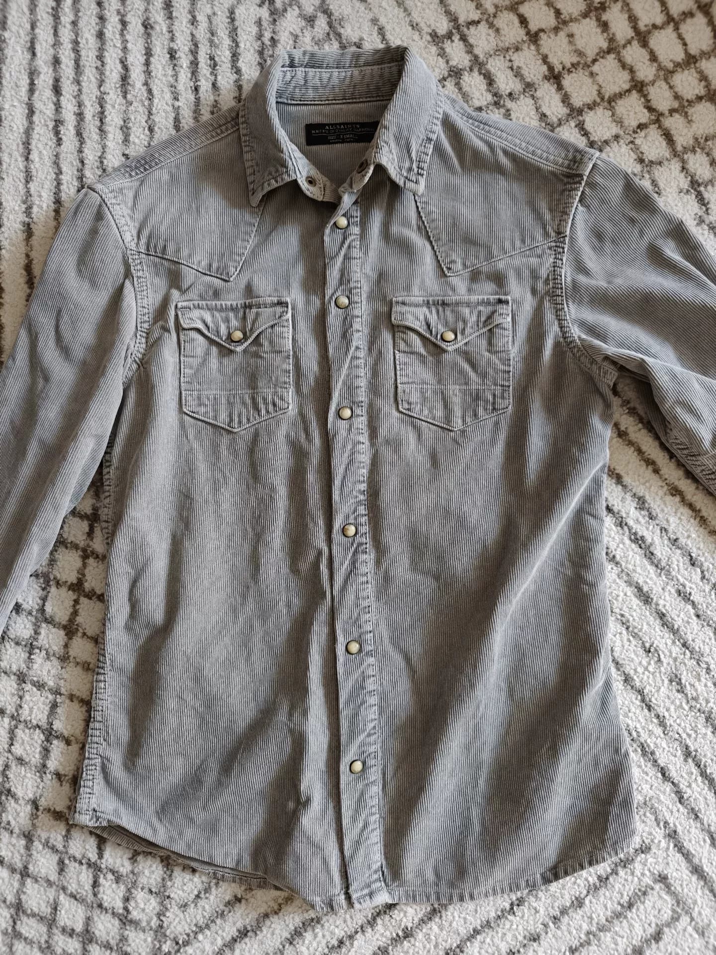 Вельветовая рубашка ALLSAINTS