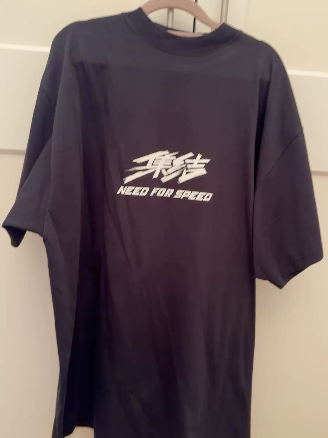 Футболка с короткими рукавами Balenciaga Balenciaga x Need for Speed joint
