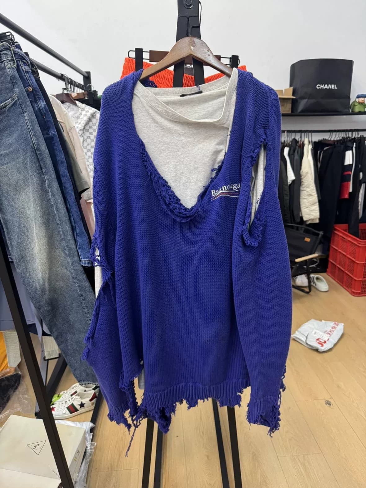 Balenciaga Balenciaga FW21 Классическая вышивка буквами с логотипом