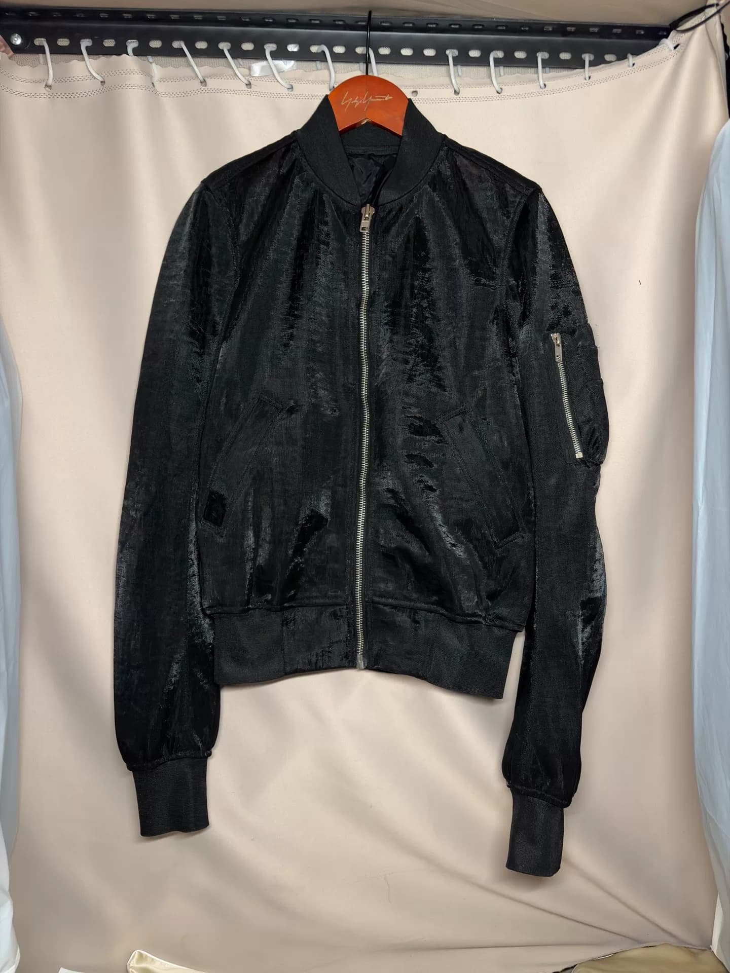 Бомба Rick Owens 14ss main line из тонкого нейлона MA-1 Bomb