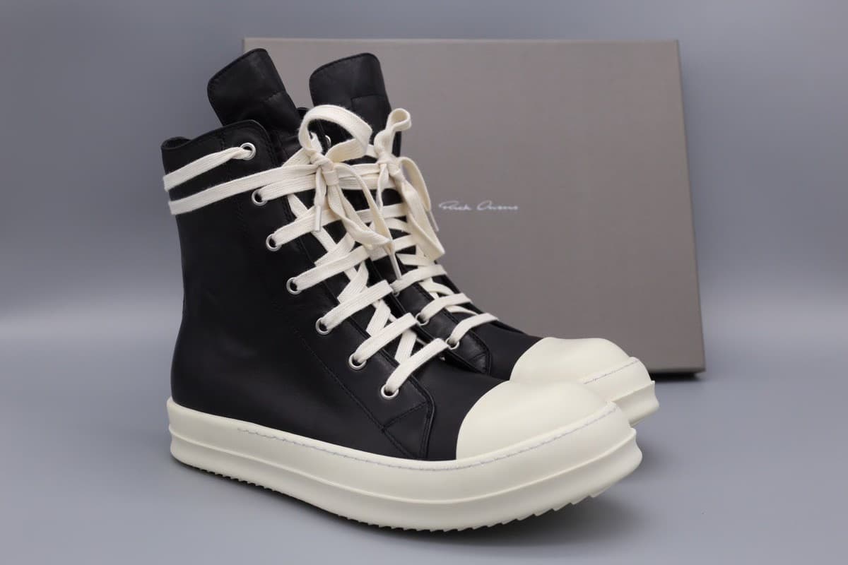 Высококачественная воловья кожа Rick Owens RO main line с высоким берцем из воловьей кожи main line для мужчин и женщин