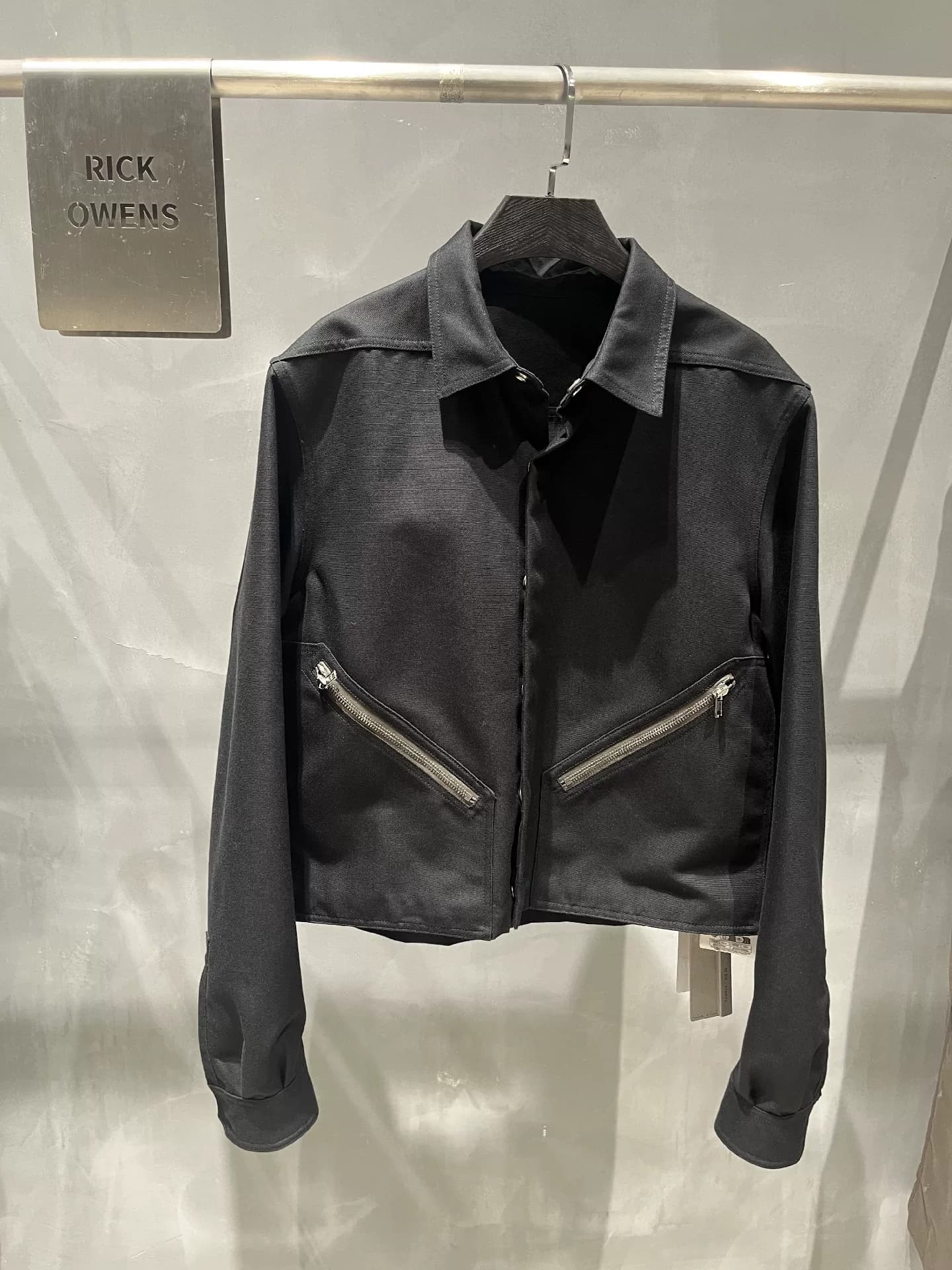 Совершенно новая черная короткая куртка RICK OWENS Tour Alice,