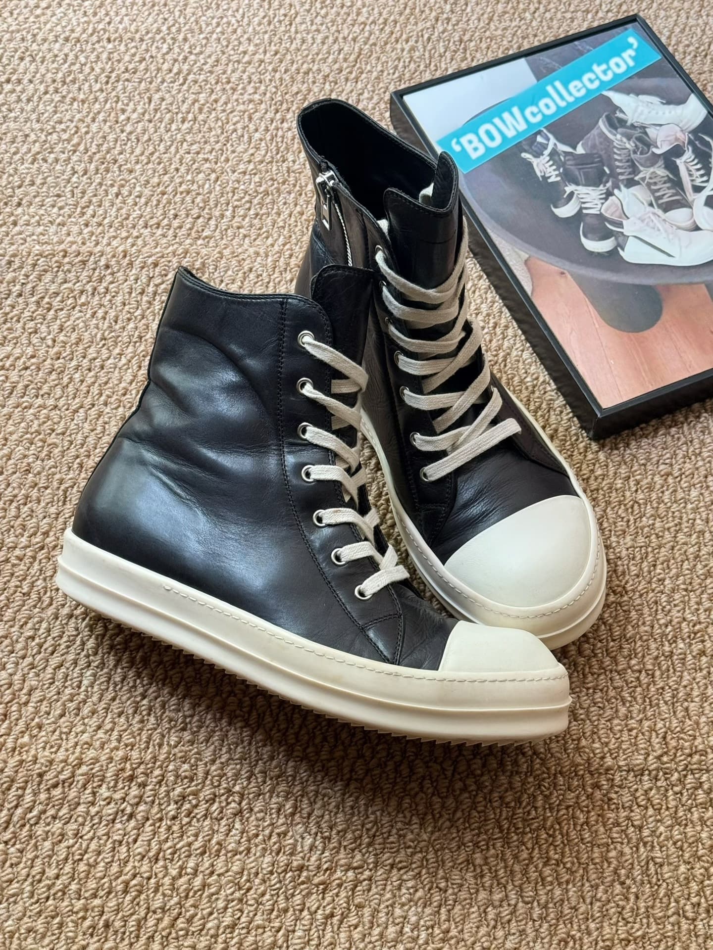 основная линия rickowens большие конверсы из воловьей кожи