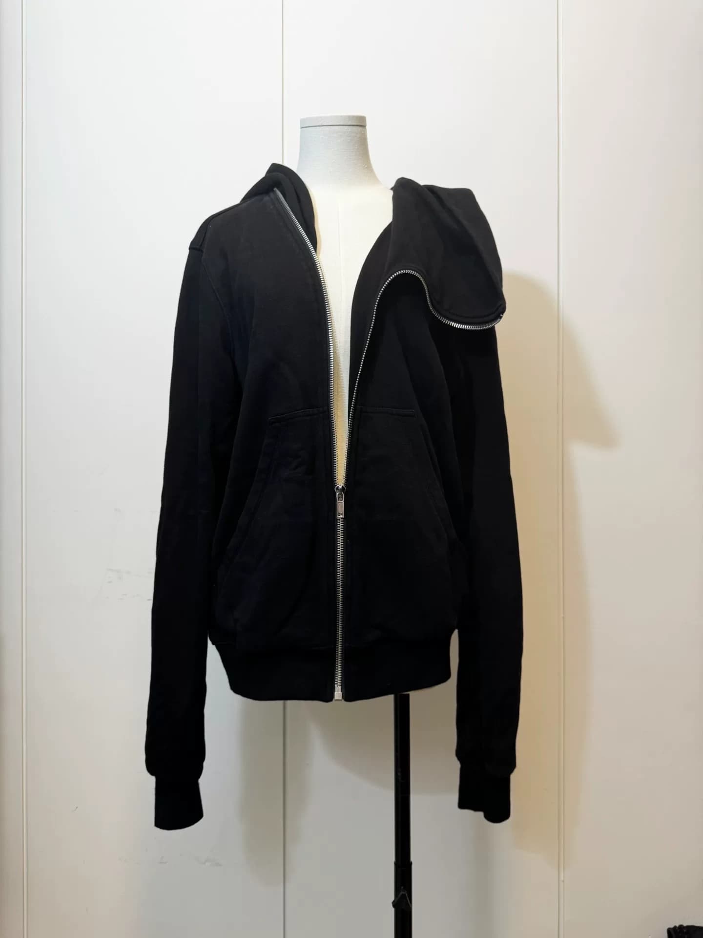 Мужская куртка Rick owens pure black short wizard hat xs размера для мужчин