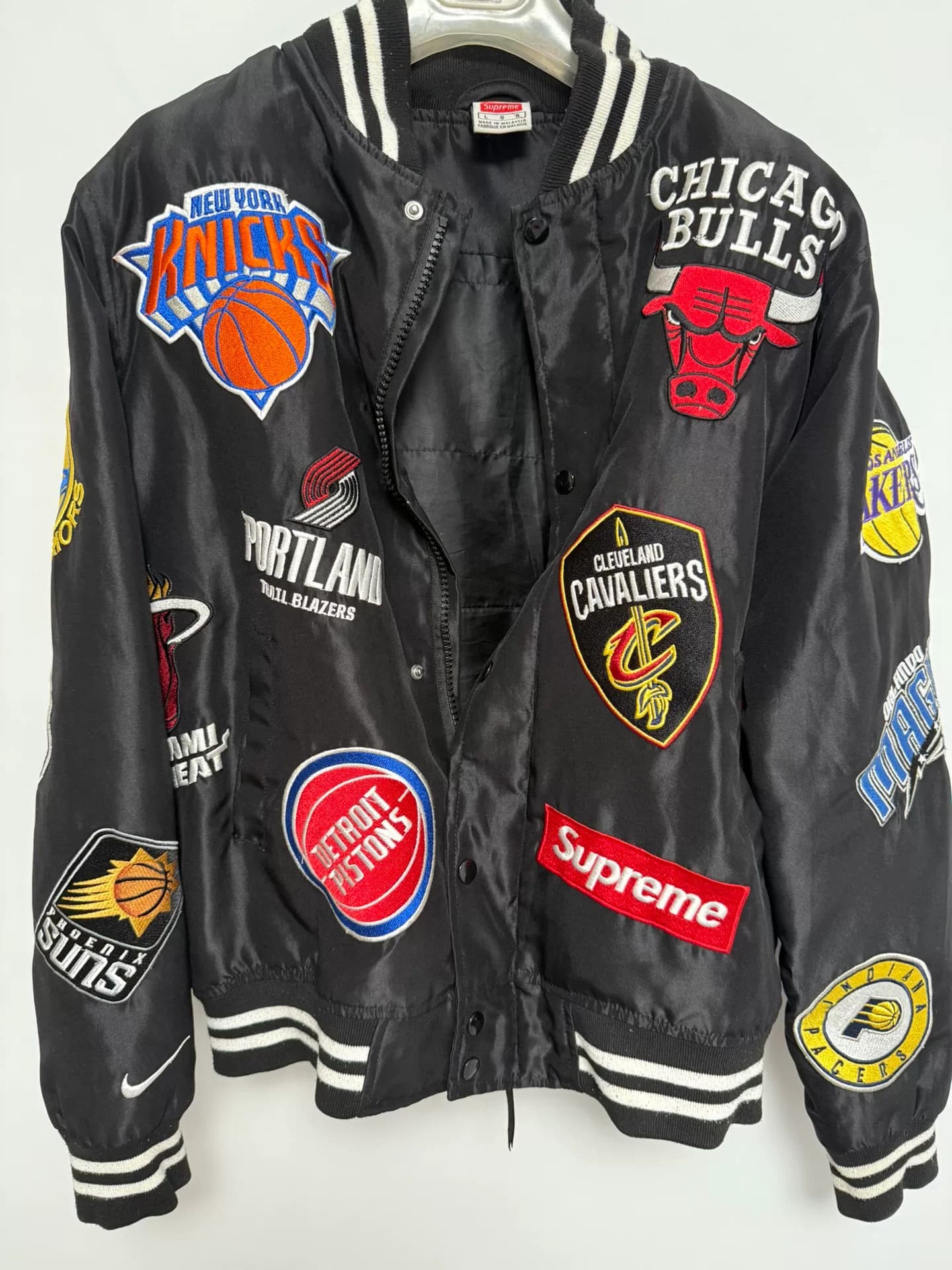 Совместный бренд Supreme x Nike x NBA, выпущенный ограниченным тиражом!Черный l