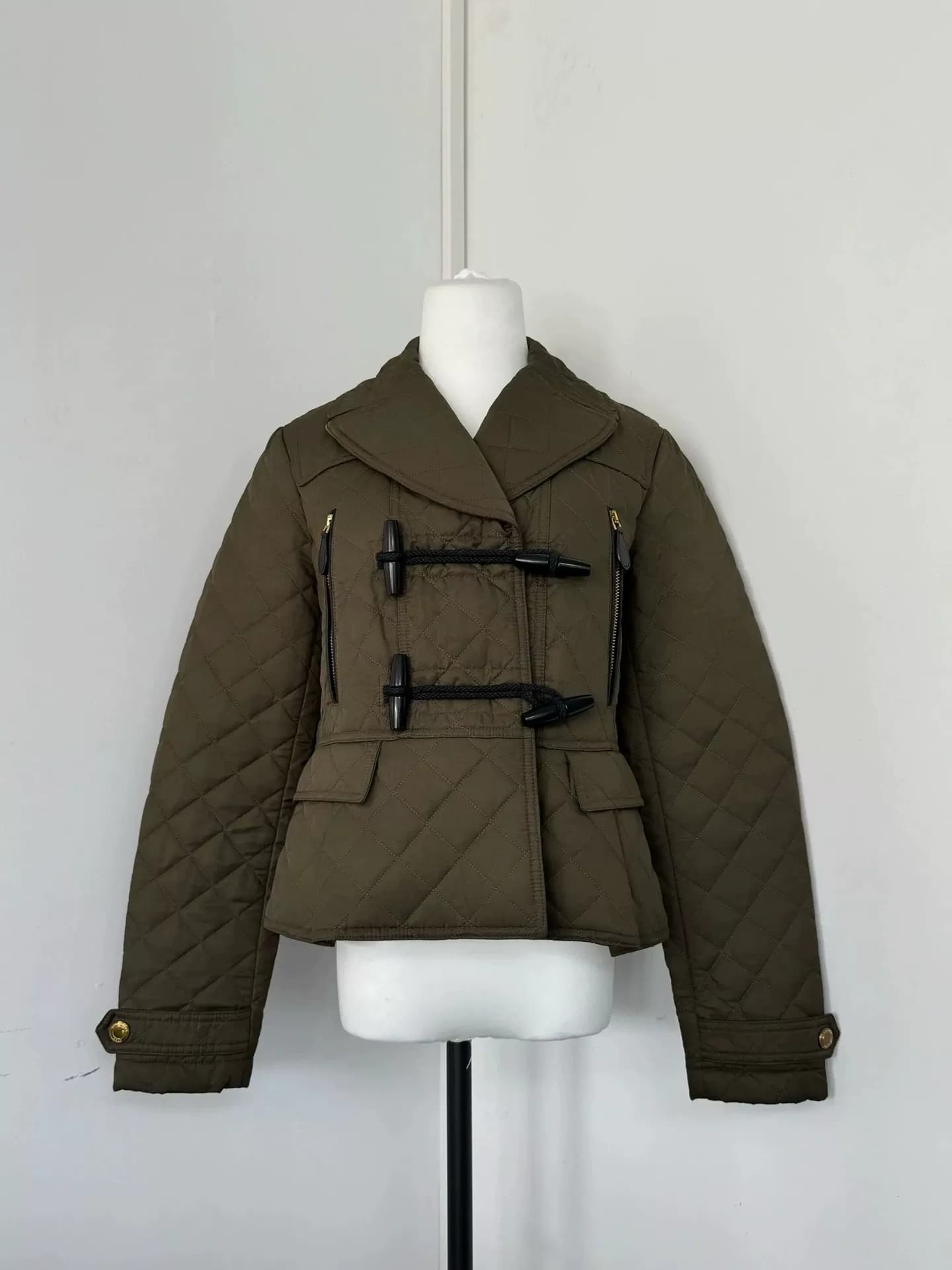 Хлопковый костюм BURBERRY с ромбовидными роговыми пуговицами в сеточку Burberry, размер S, 98, новинка, одежда