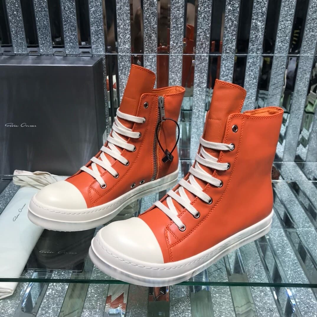 Пара Rick-Owens【Rick Owens】Модные повседневные кроссовки!Официальный веб-сайт