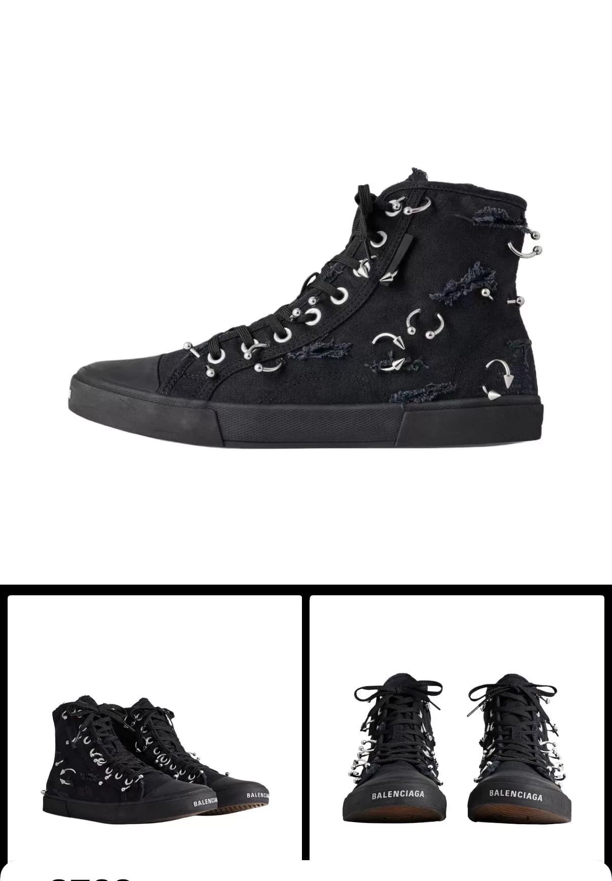 Balenciaga Модный тренд Balenciaga Paris -доска с высоким верхом
