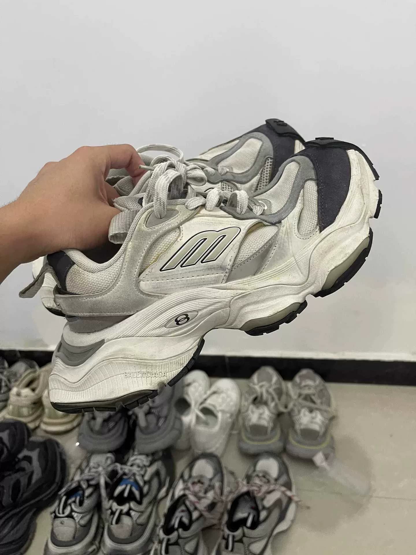 Кроссовки Balenciaga Balenciaga Cargo Daddy, бело-серая цветовая гамма, 41