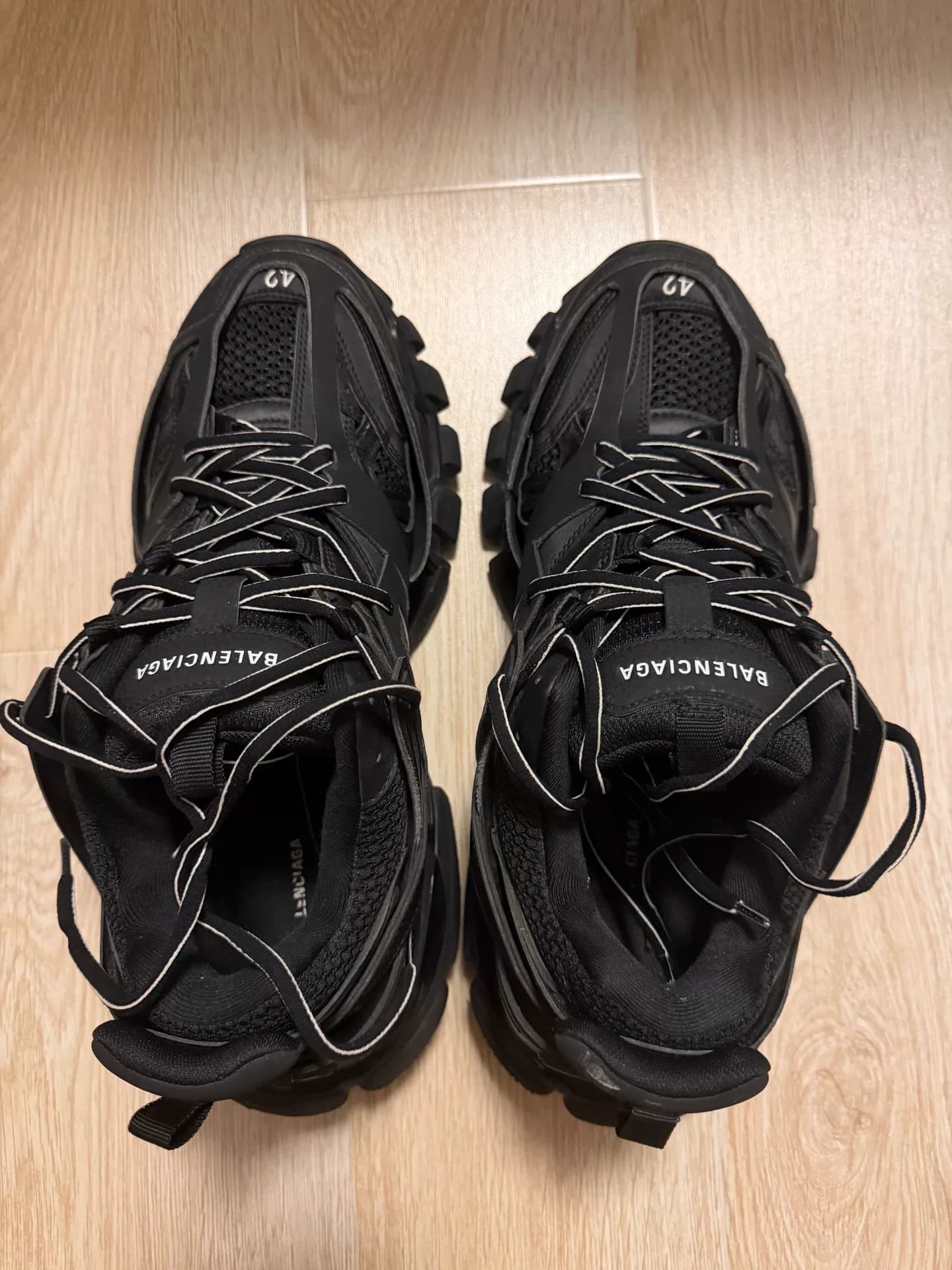Кроссовки Balenciaga Track 1.0 черного цвета, размер 42