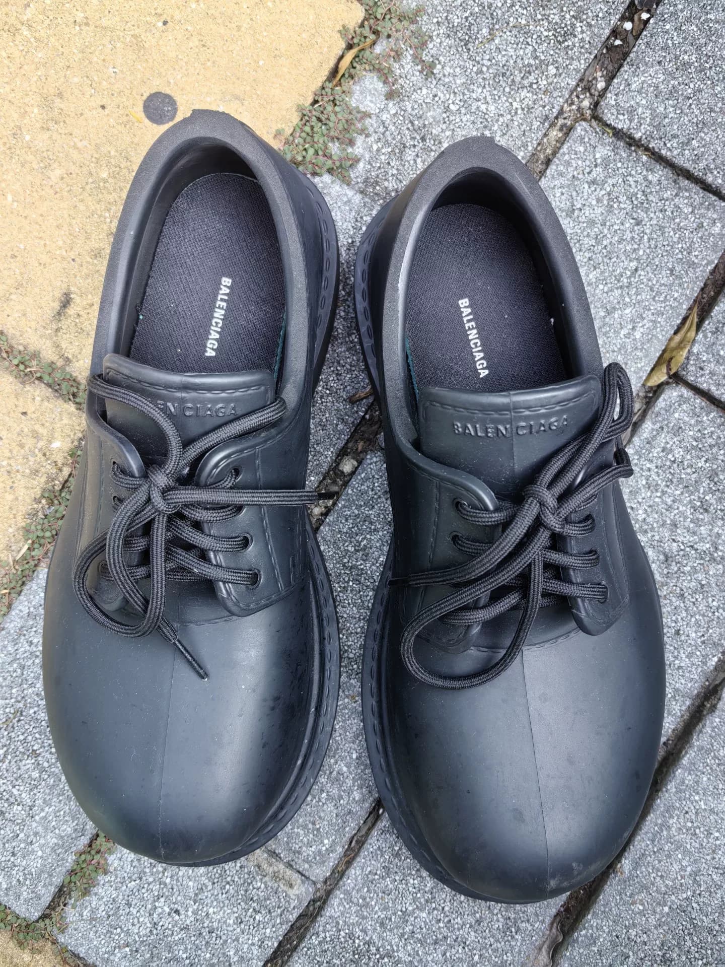 Balenciaga/ туфли-дерби Balenciaga, черные, размер 41, туфли на высоком каблуке,
